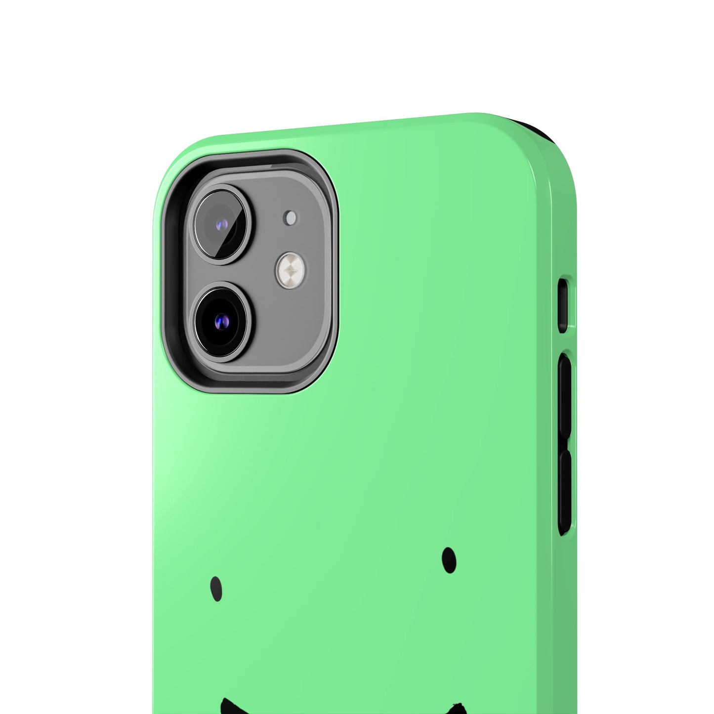 Simple Smile Green Face Tough Phone Case | Other