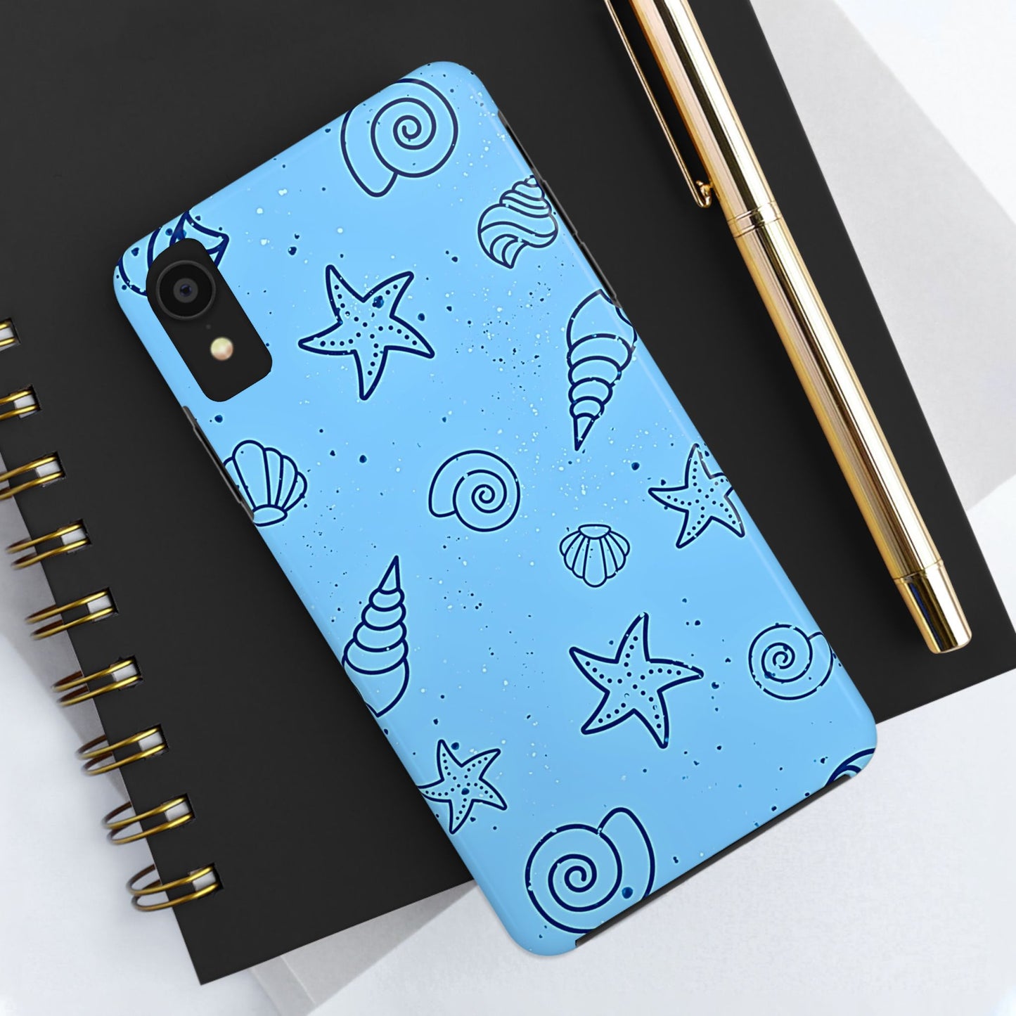 Funda resistente para teléfono Shells azul claro | Estética