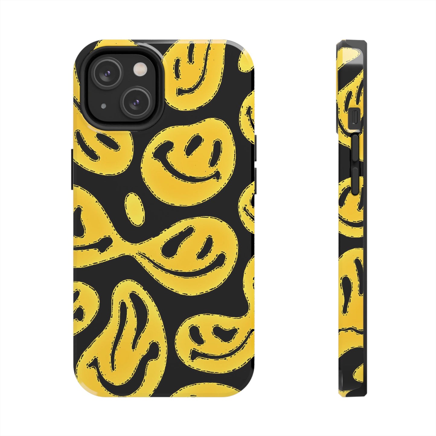 Colorful Trippy Smiley Face (Version 1) Tough Phone Case | Aesthetic