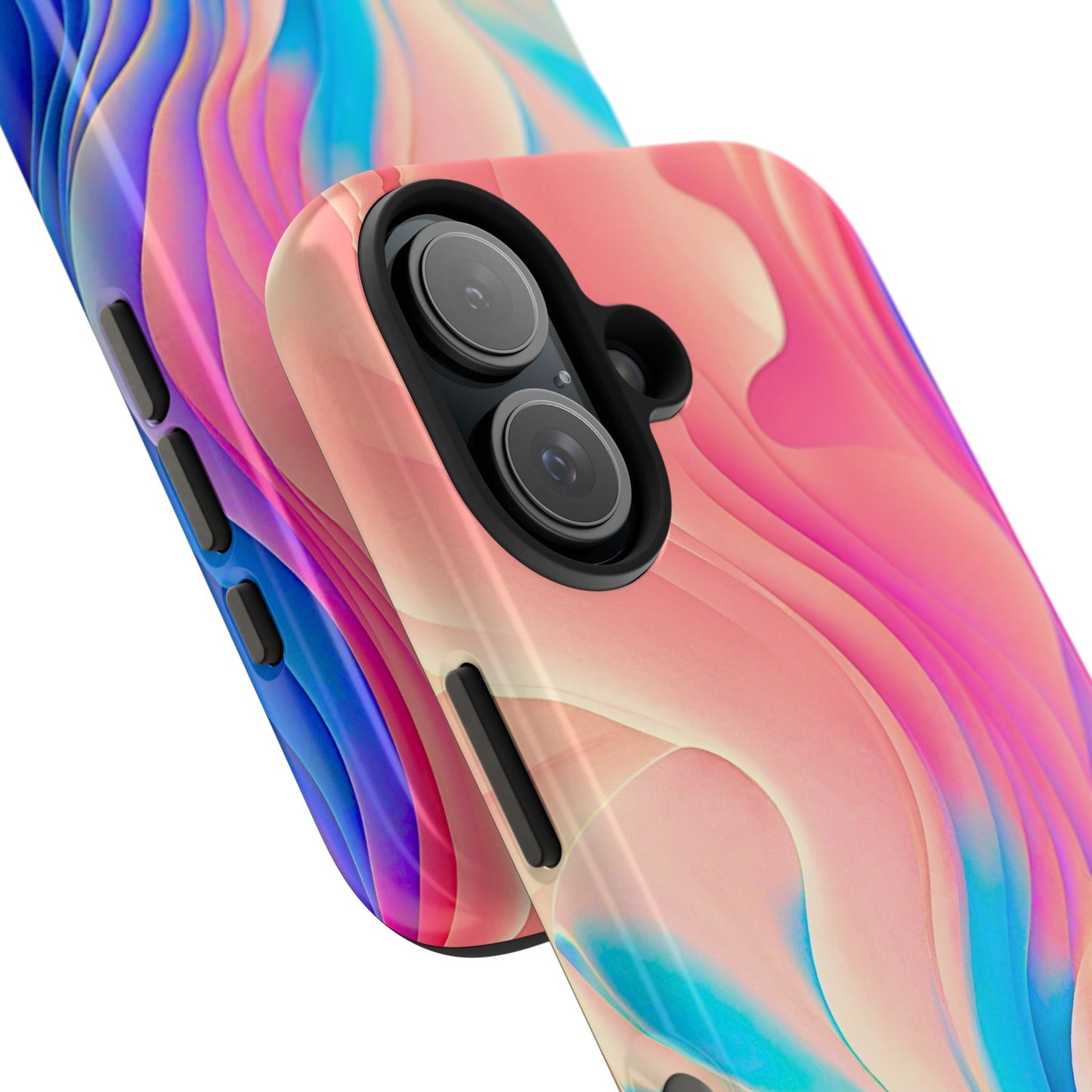 Abstract Pastel Waves Tough Phone Case | Aesthetic