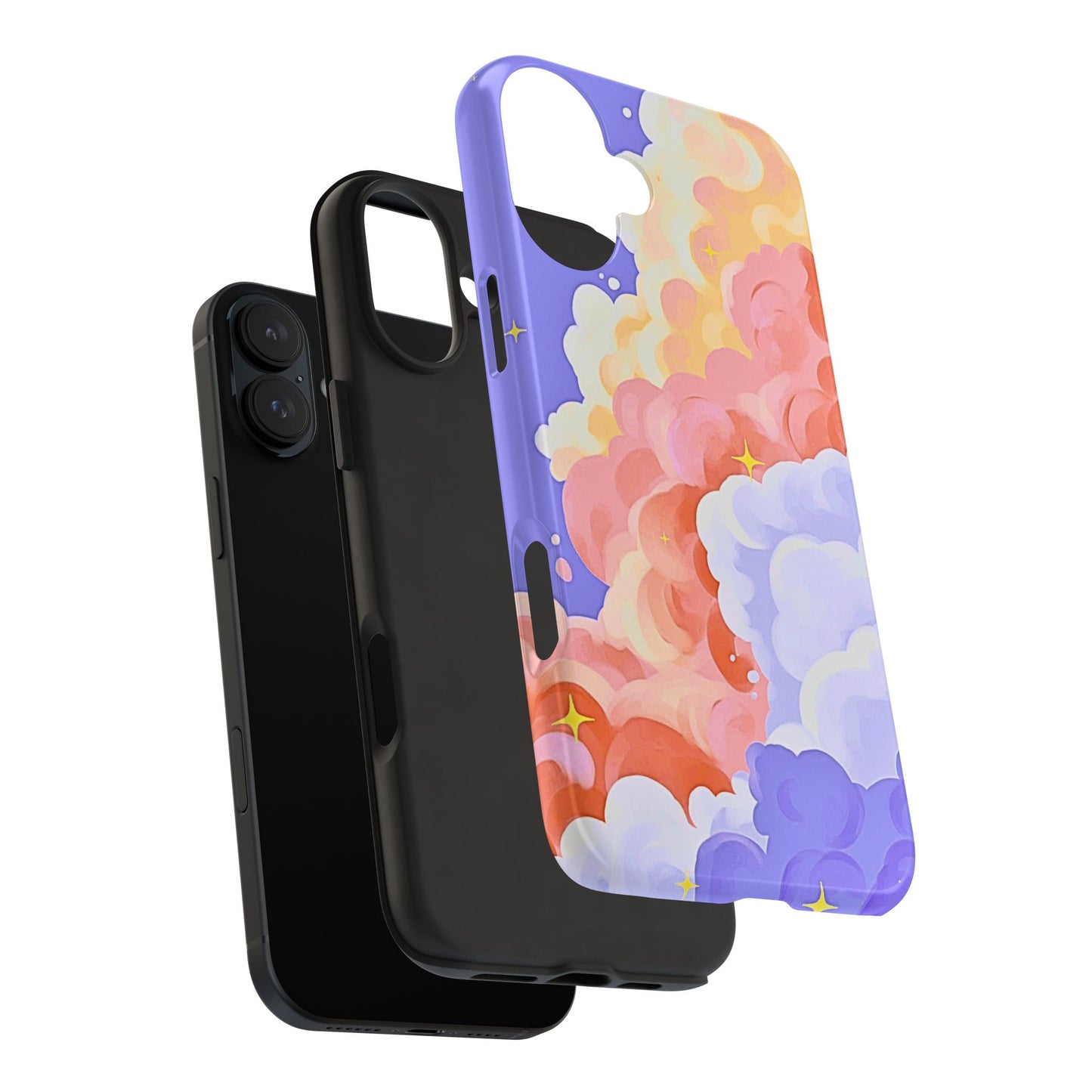 Dream Colored Clouds Style Tough Phone Case | Aesthetic
