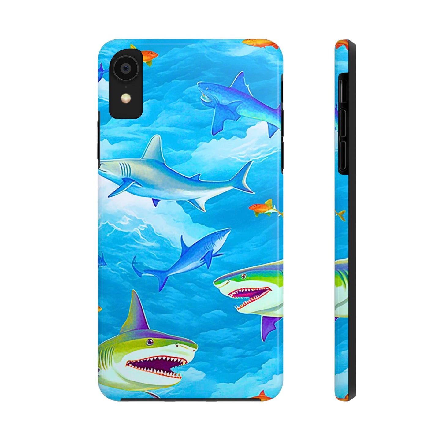 Sharks in the Sky Pattern Style Tough Phone Case | Animals