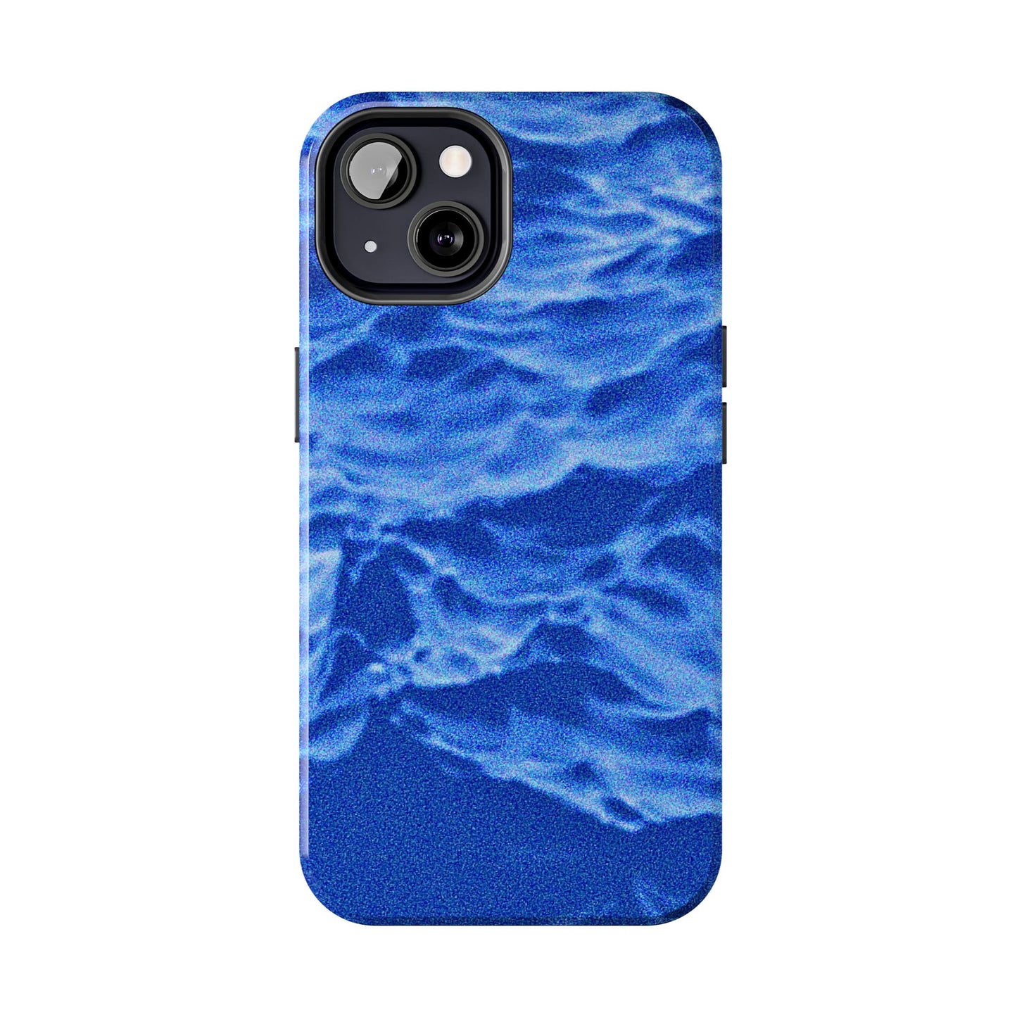 Blurred Ocean Waves Dark Blue Tough Phone Case | Aesthetic