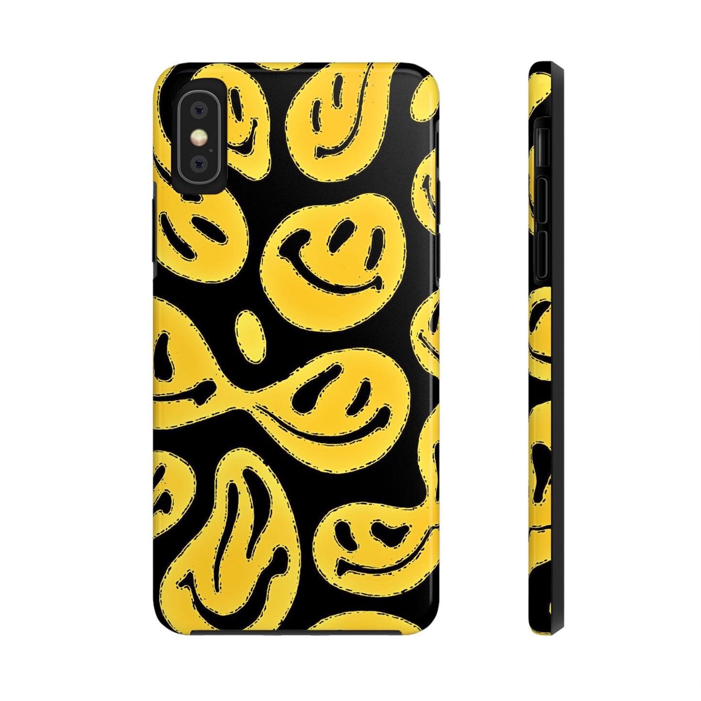 Colorful Trippy Smiley Face (Version 1) Tough Phone Case | Aesthetic