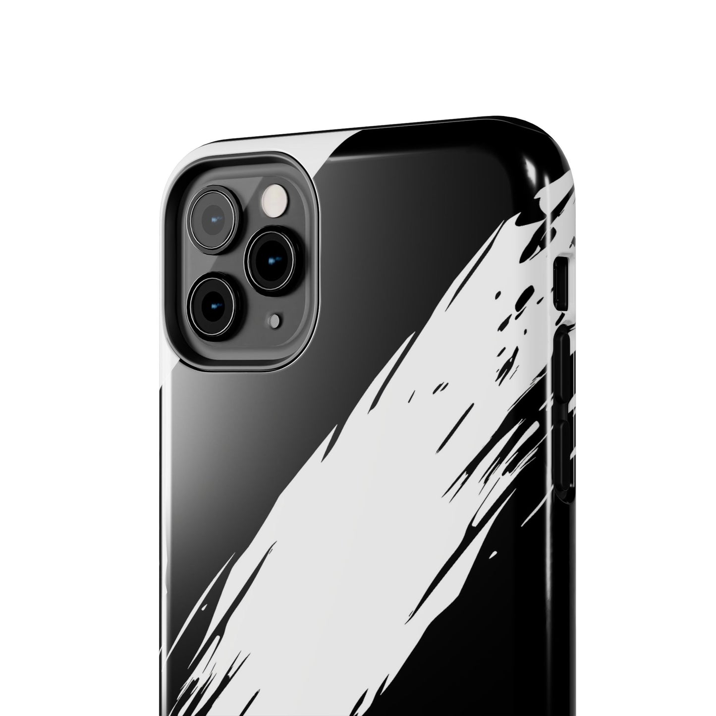 Funda/cubierta resistente para teléfono con rayas diagonales en blanco roto | Estética