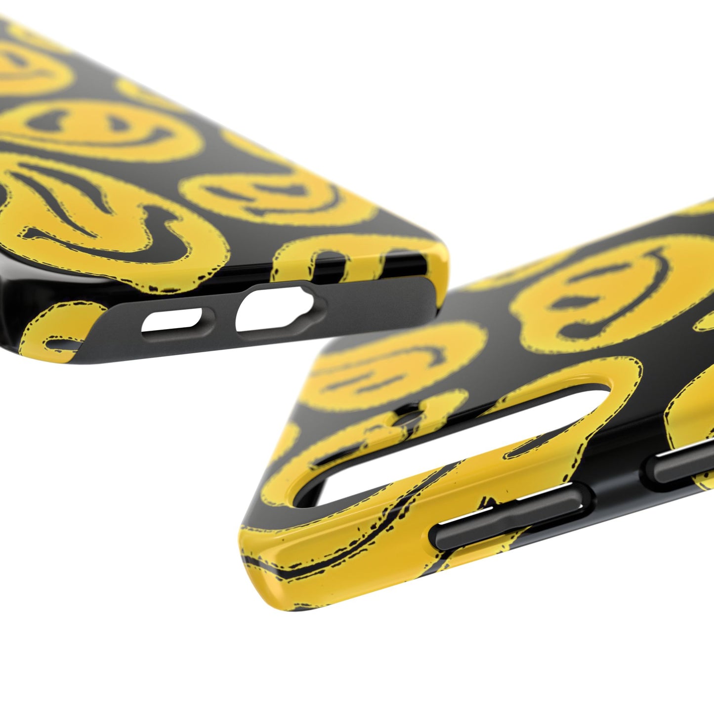 Colorful Trippy Smiley Face (Version 1) Tough Phone Case | Aesthetic