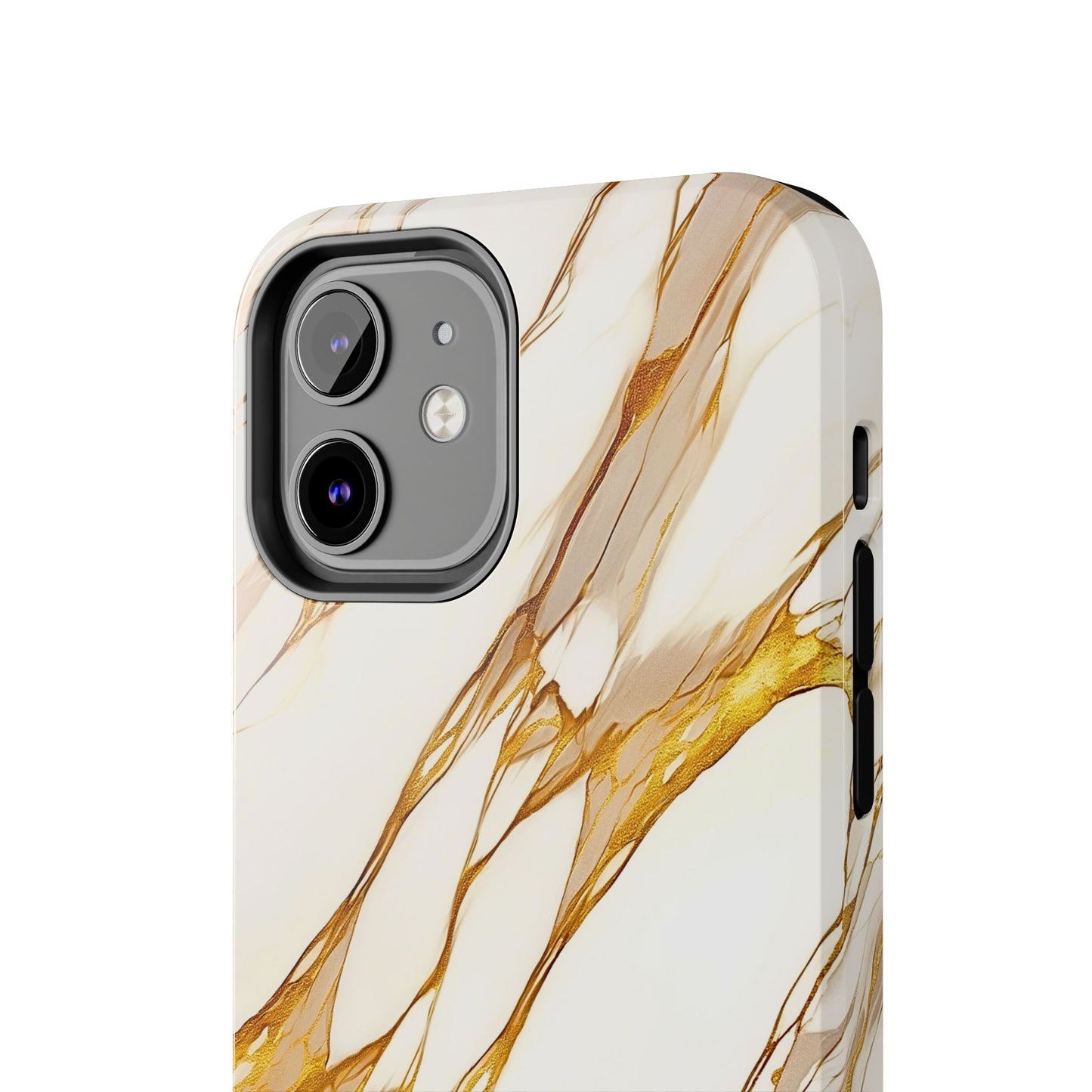 Luxury Marble Gold Vein Texture Pattern Style Tough Phone Case/Cover | Aesthetic
