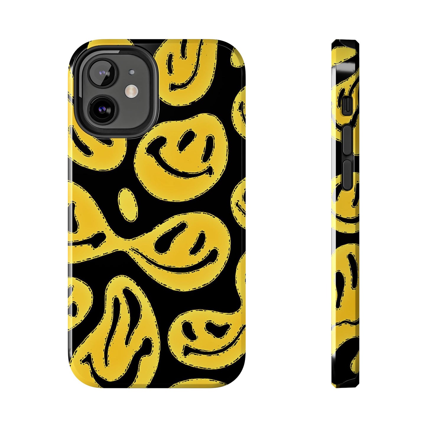 Colorful Trippy Smiley Face (Version 1) Tough Phone Case | Aesthetic