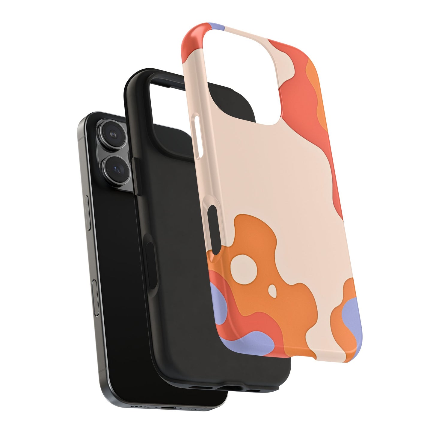 Funda resistente para teléfono con diseño de pastel líquido de verano | Estética