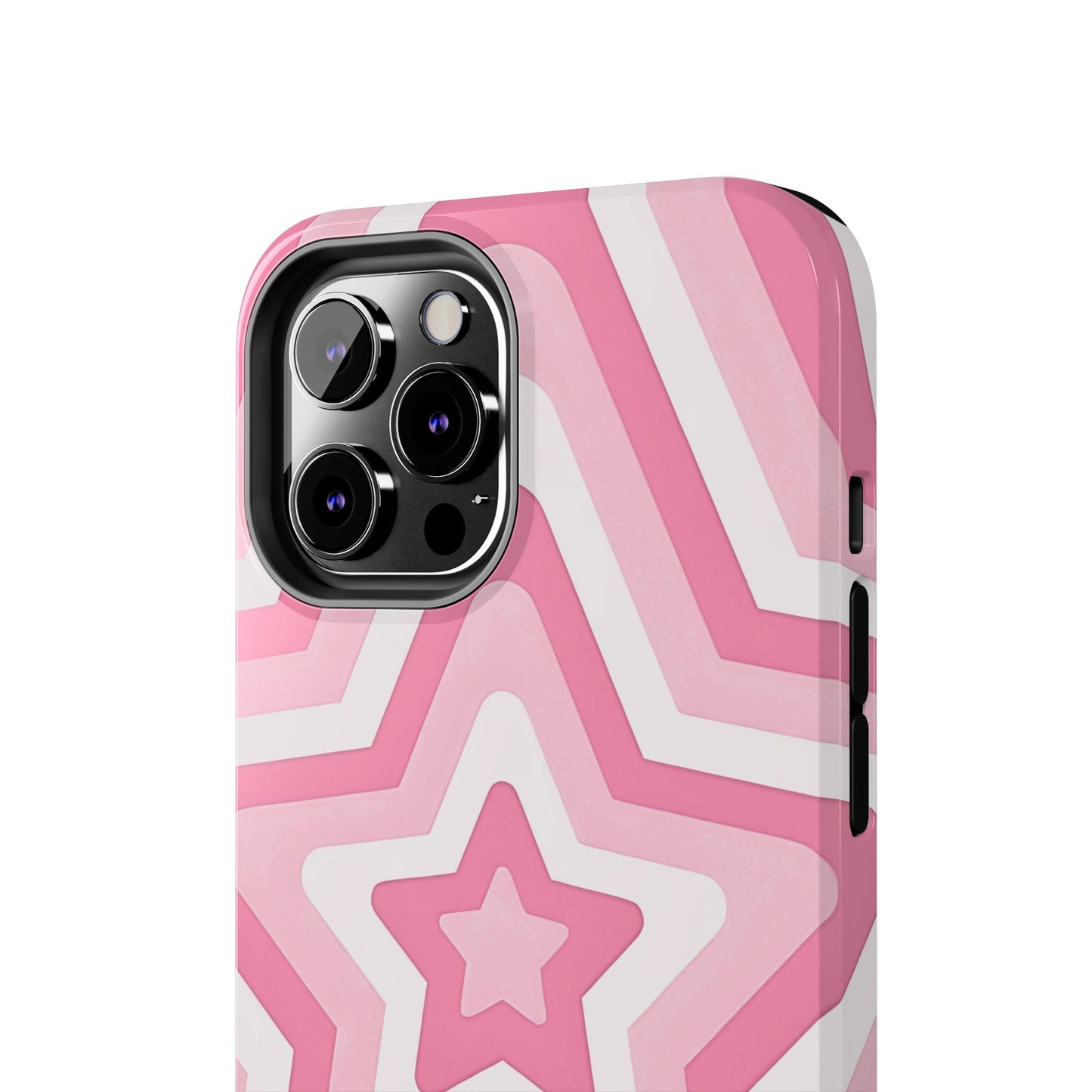 Pink Preppy Star Pattern Style Tough Phone Case | Aesthetic