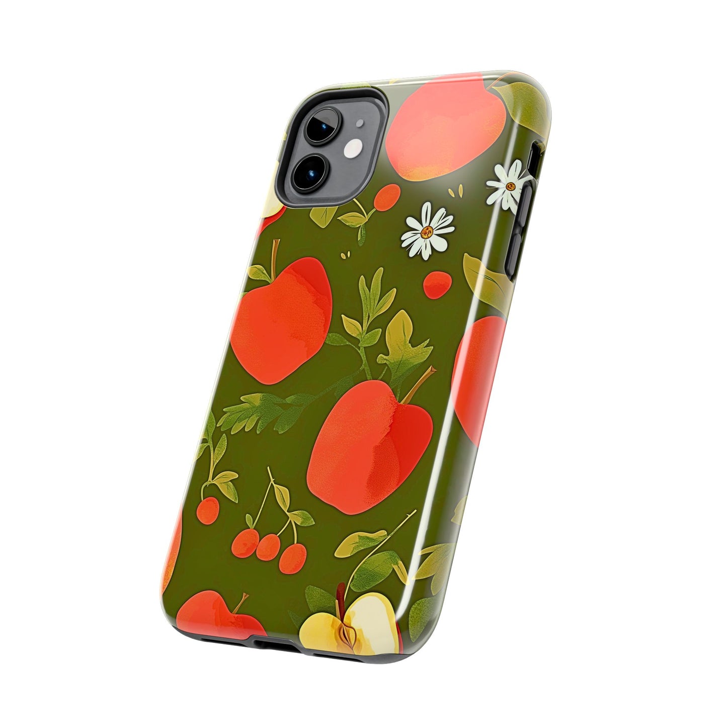 Apple & Berry Garden Pattern Style Tough Phone Case/Cover | Aesthetic