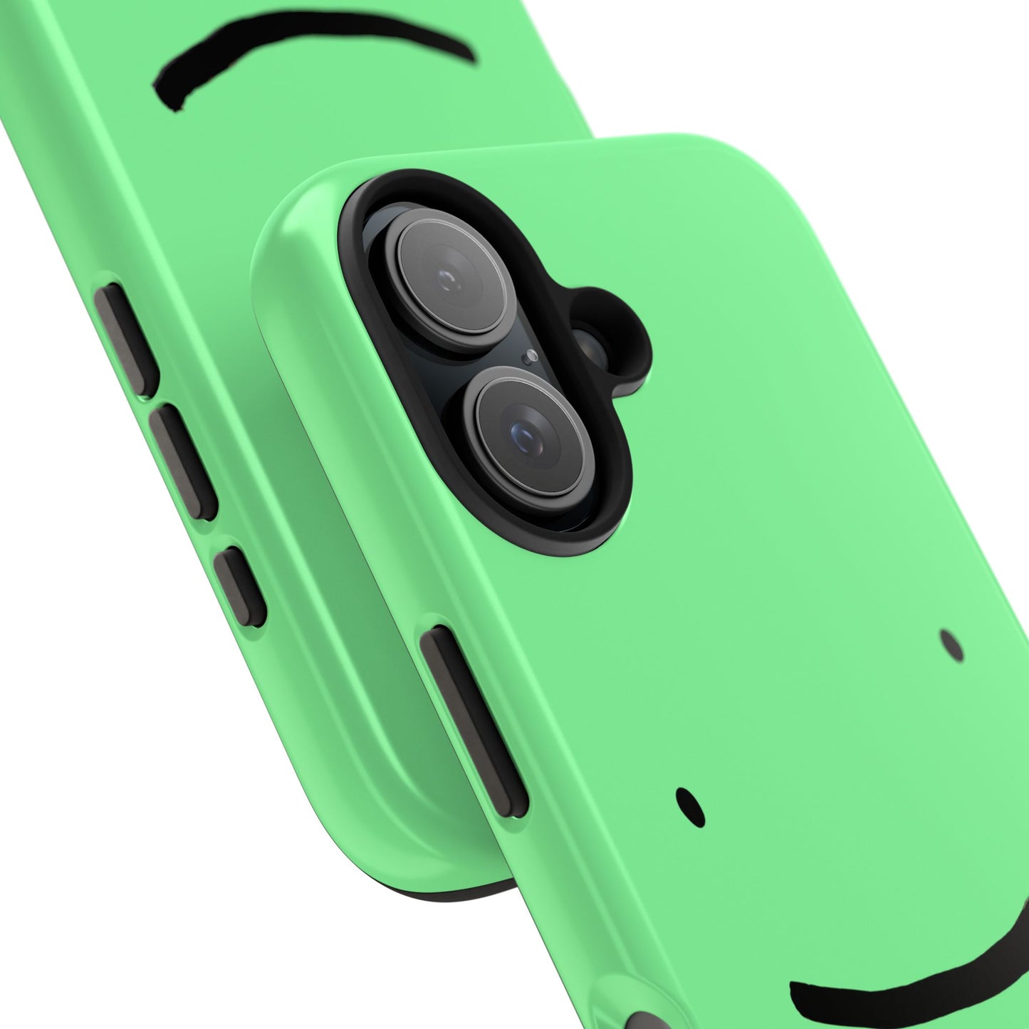Simple Smile Green Face Tough Phone Case | Other