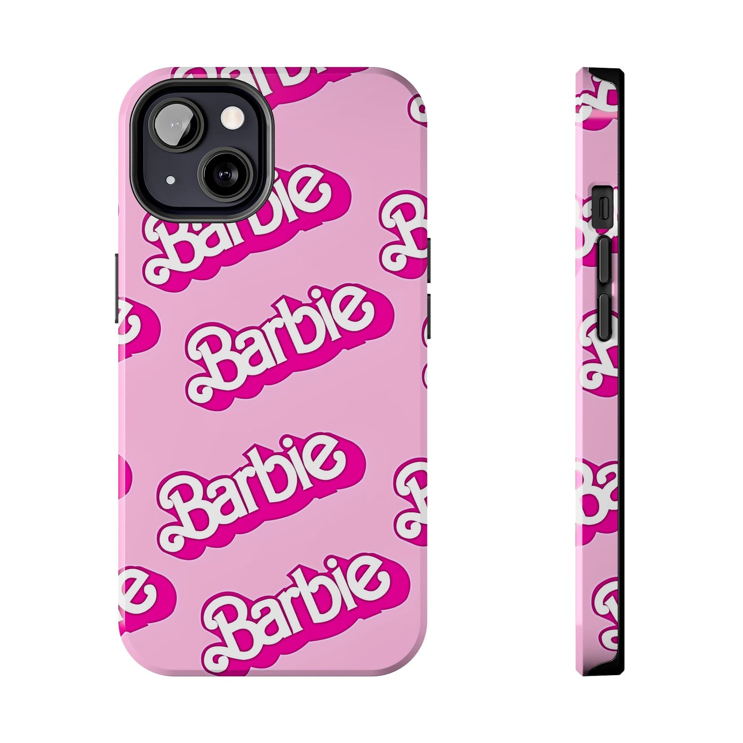 Retro Style Barbie Logo Pattern Tough Phone Case/Cover | Aesthetic