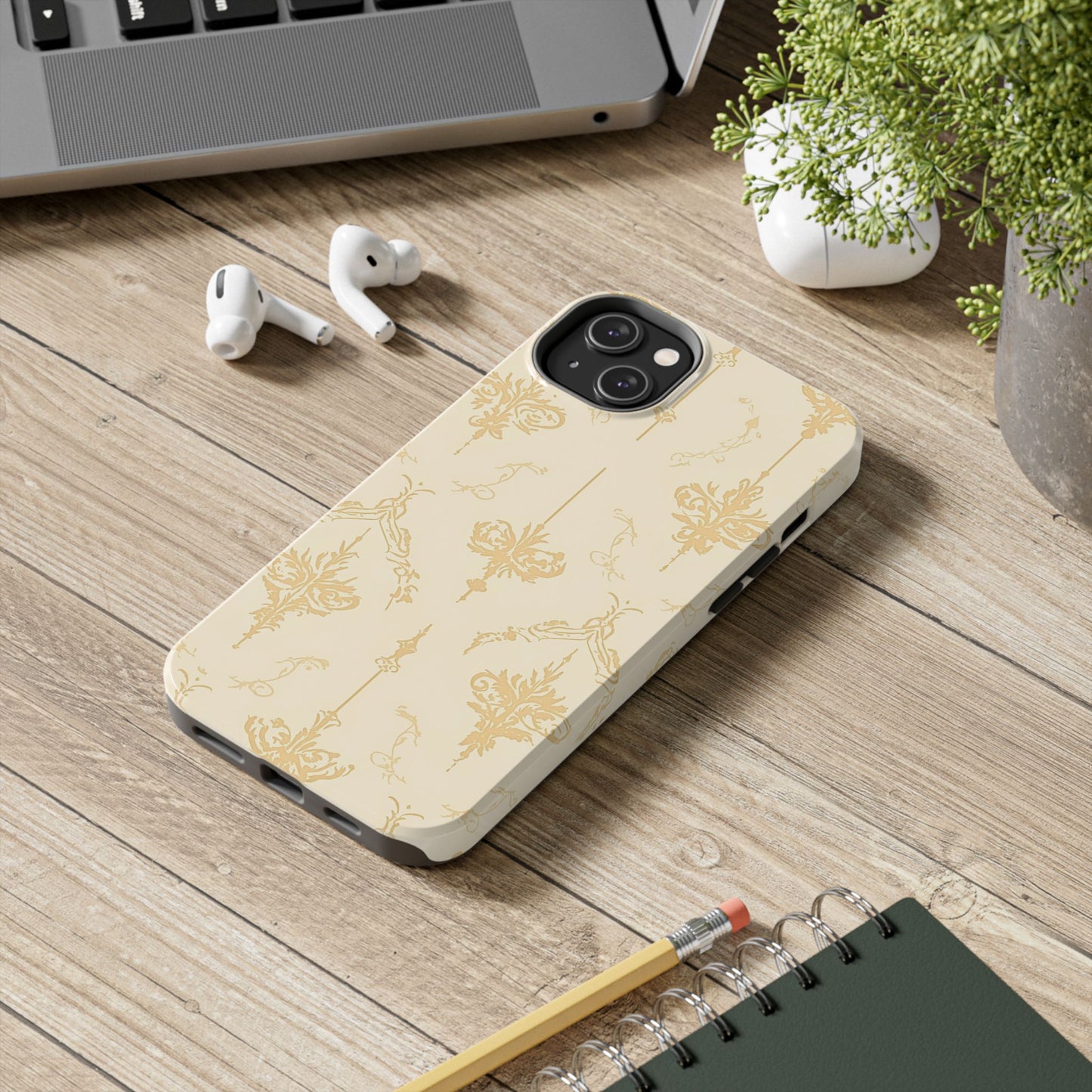 Vintage Classic Ornament Pattern Tough Phone Case | Aesthetic