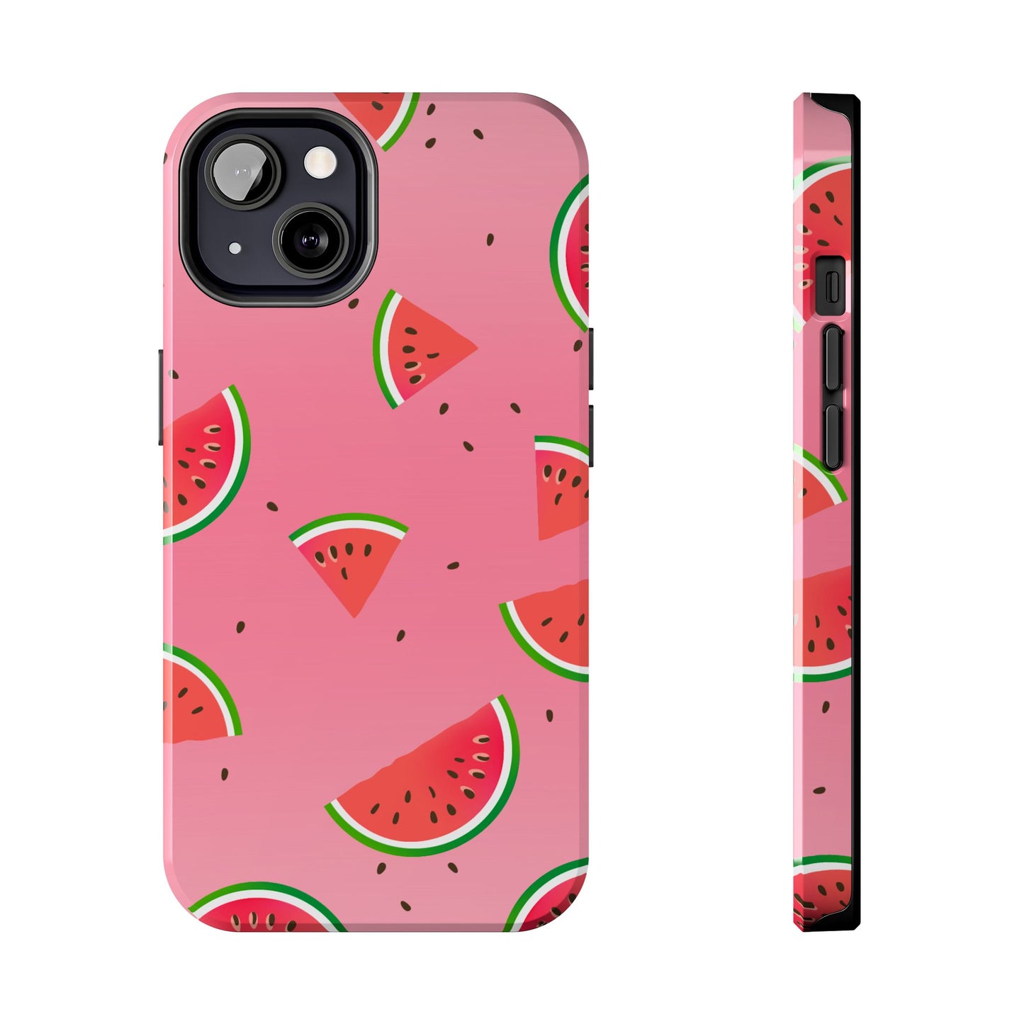 Pink and Red Gradient Watermelon Tough Phone Case | Food