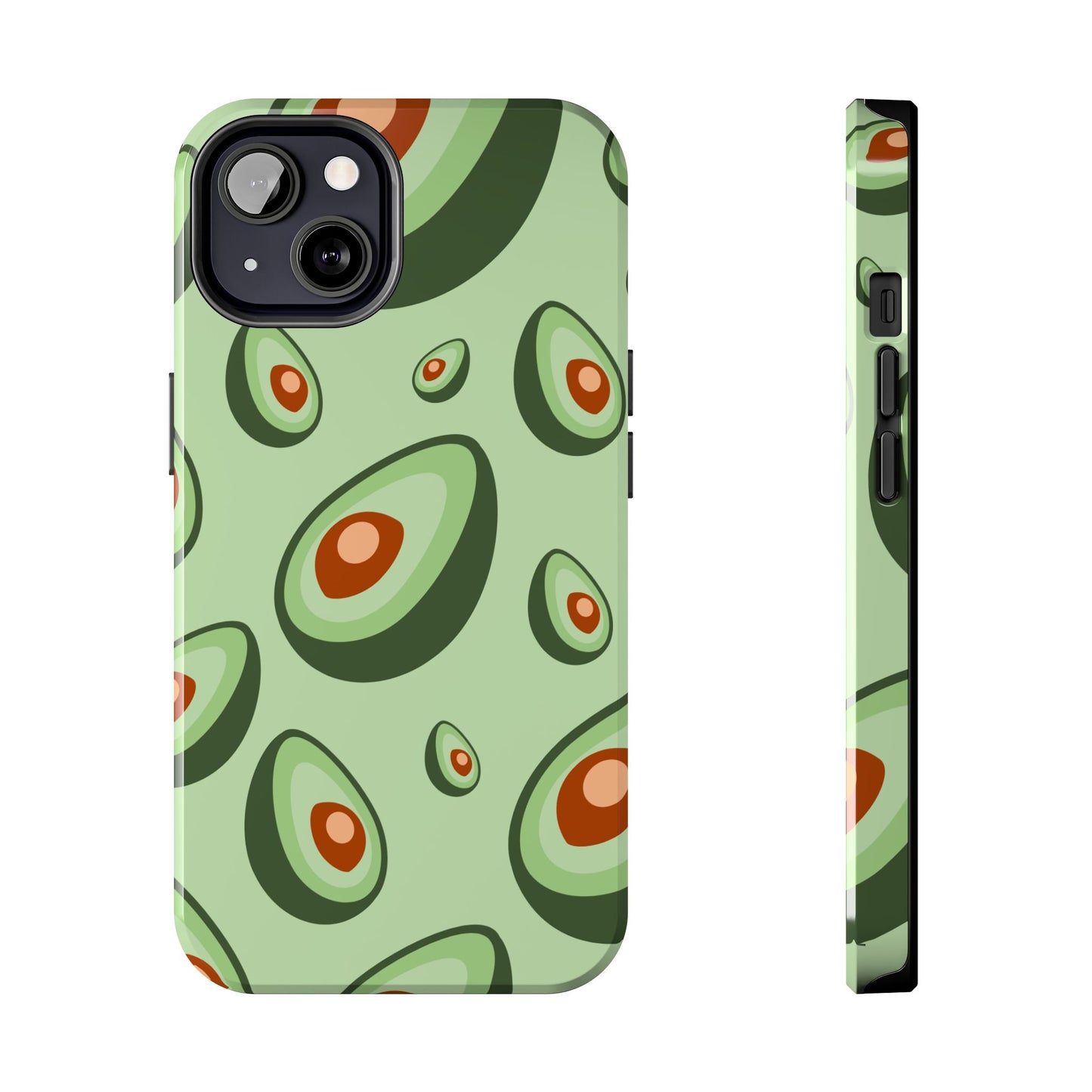 Trendy Avocado Pattern Green Aesthetic Minimal Fruit Phone Case | Food