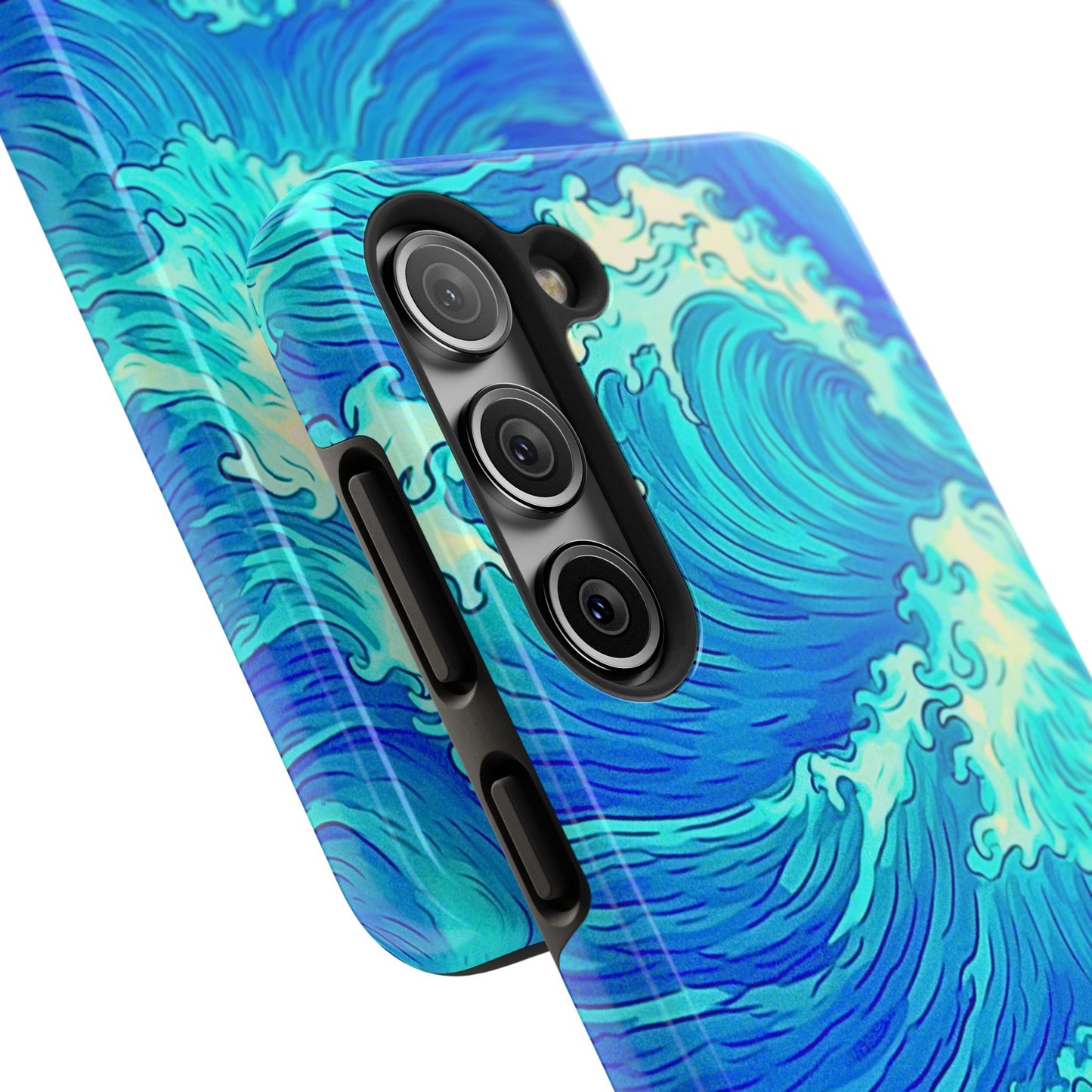 Cool Water Wave Style Tough Phone Case | Aesthetic