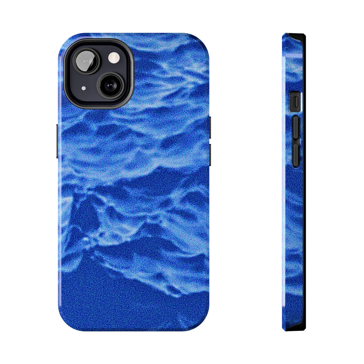 Blurred Ocean Waves Dark Blue Tough Phone Case | Aesthetic