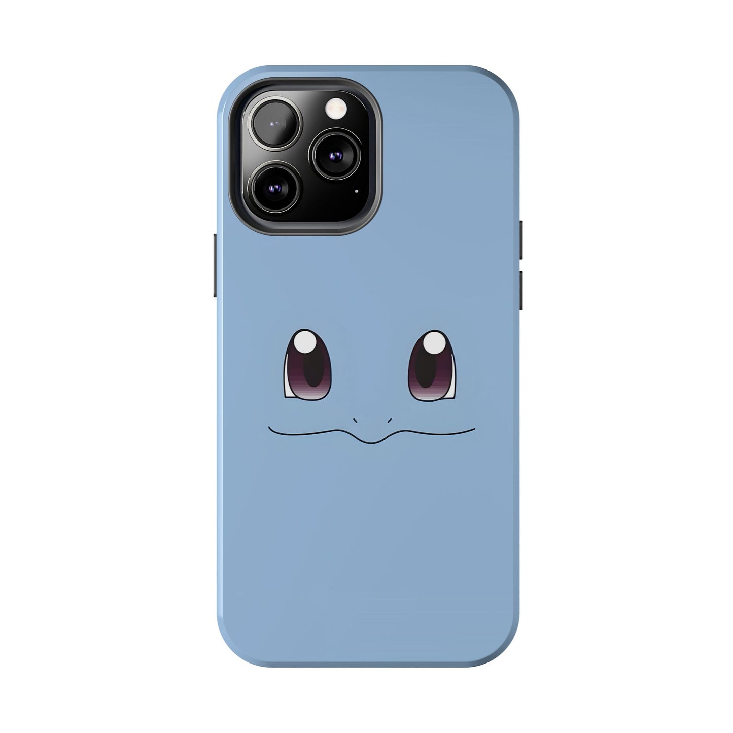 Blue Turtle Simple Blue Smile Tough Phone Case | Anime