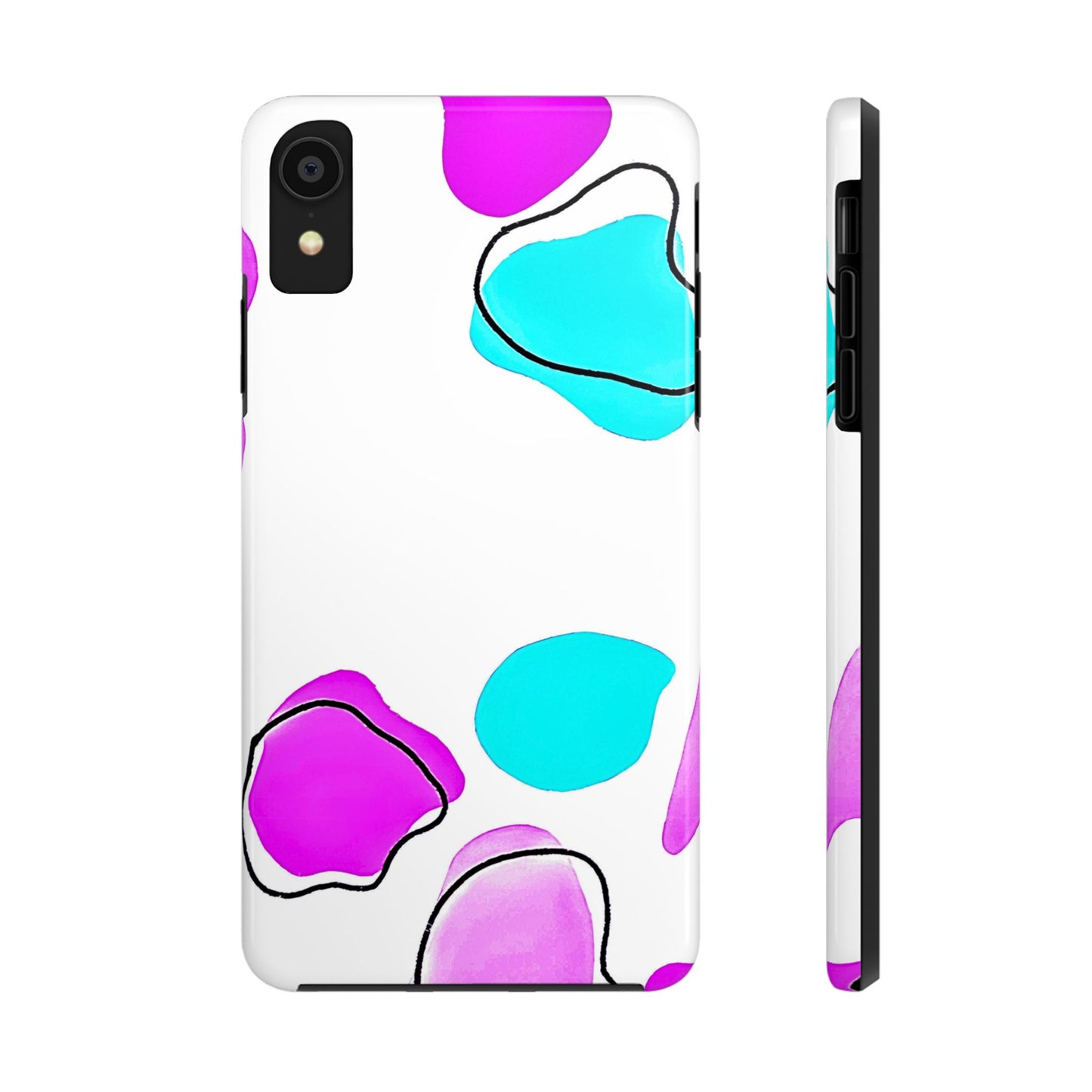 Abstract Shapes Preppy Pastel Style (Version 2) Tough Phone Case | Aesthetic