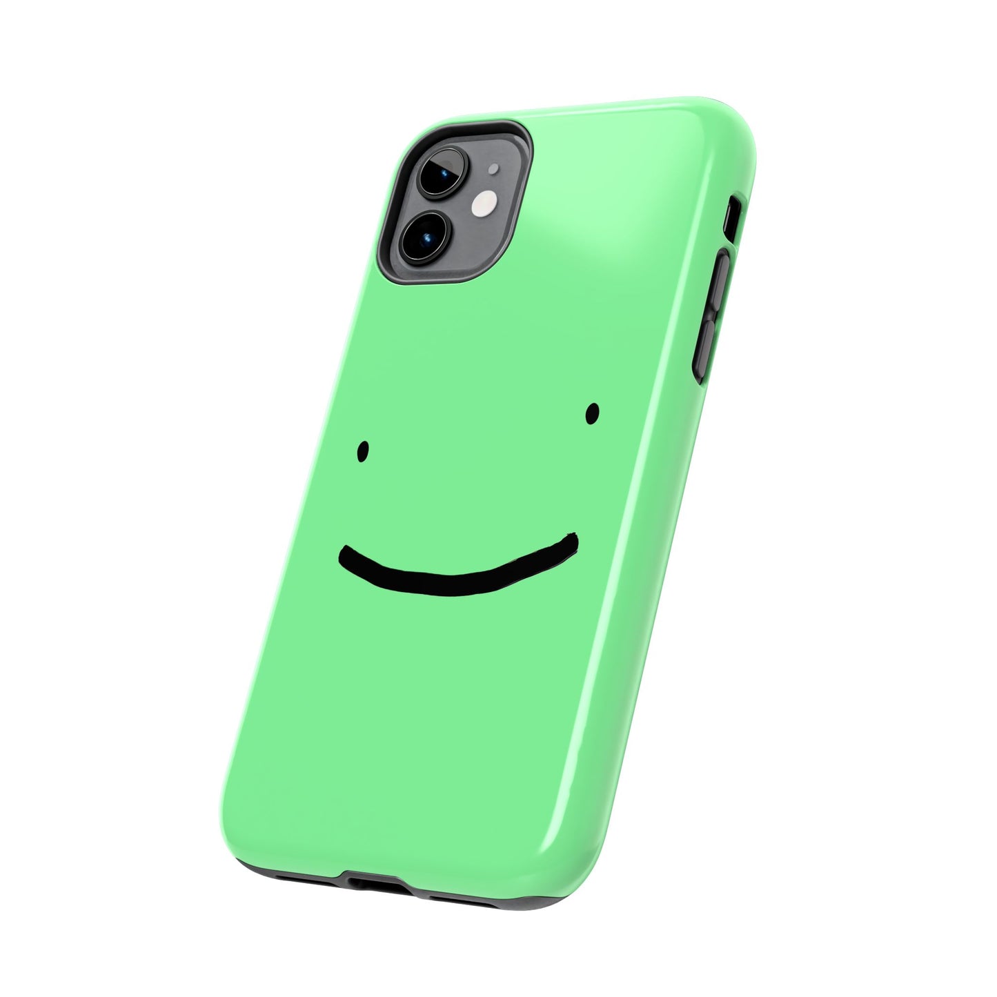 Simple Smile Green Face Tough Phone Case | Other