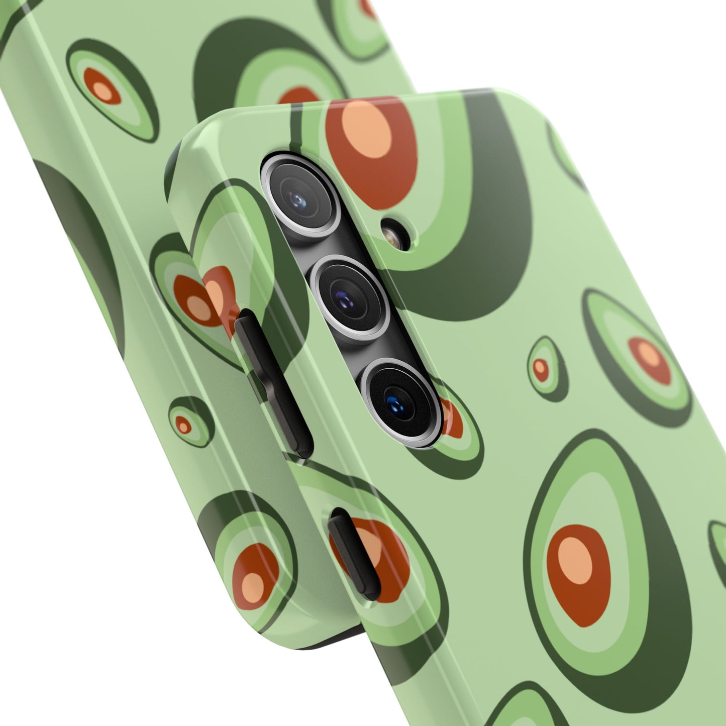 Trendy Avocado Pattern Green Aesthetic Minimal Fruit Phone Case | Food