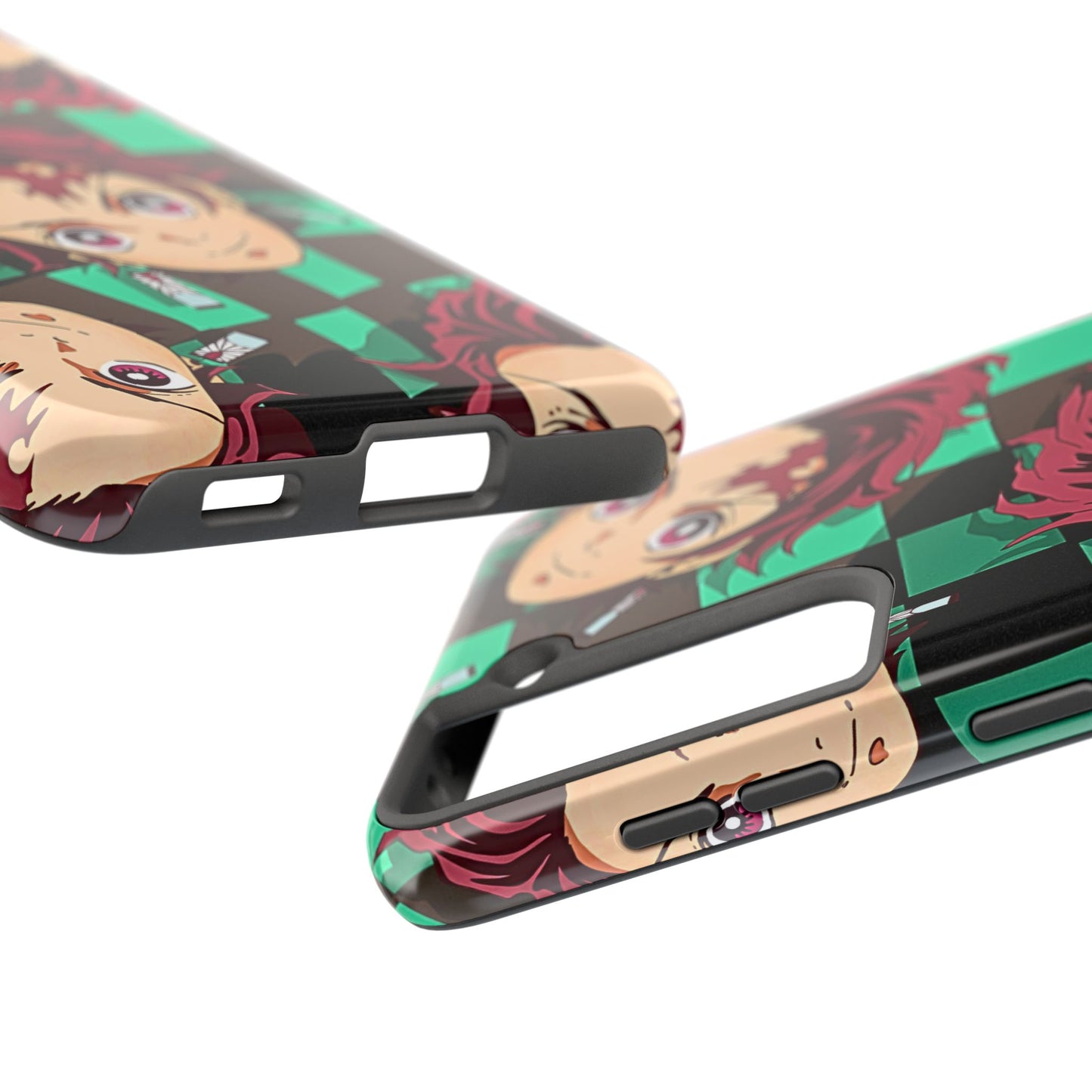 Tanjiro Kamado Head Pattern Tough Phone Case | Anime - Demon Slayer