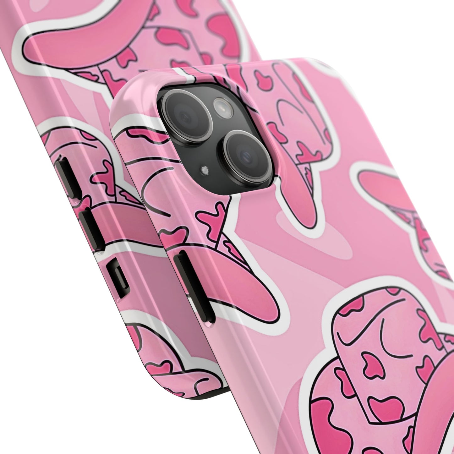 Pink Cowboy Hat Preppy Tough Phone Case | Aesthetic