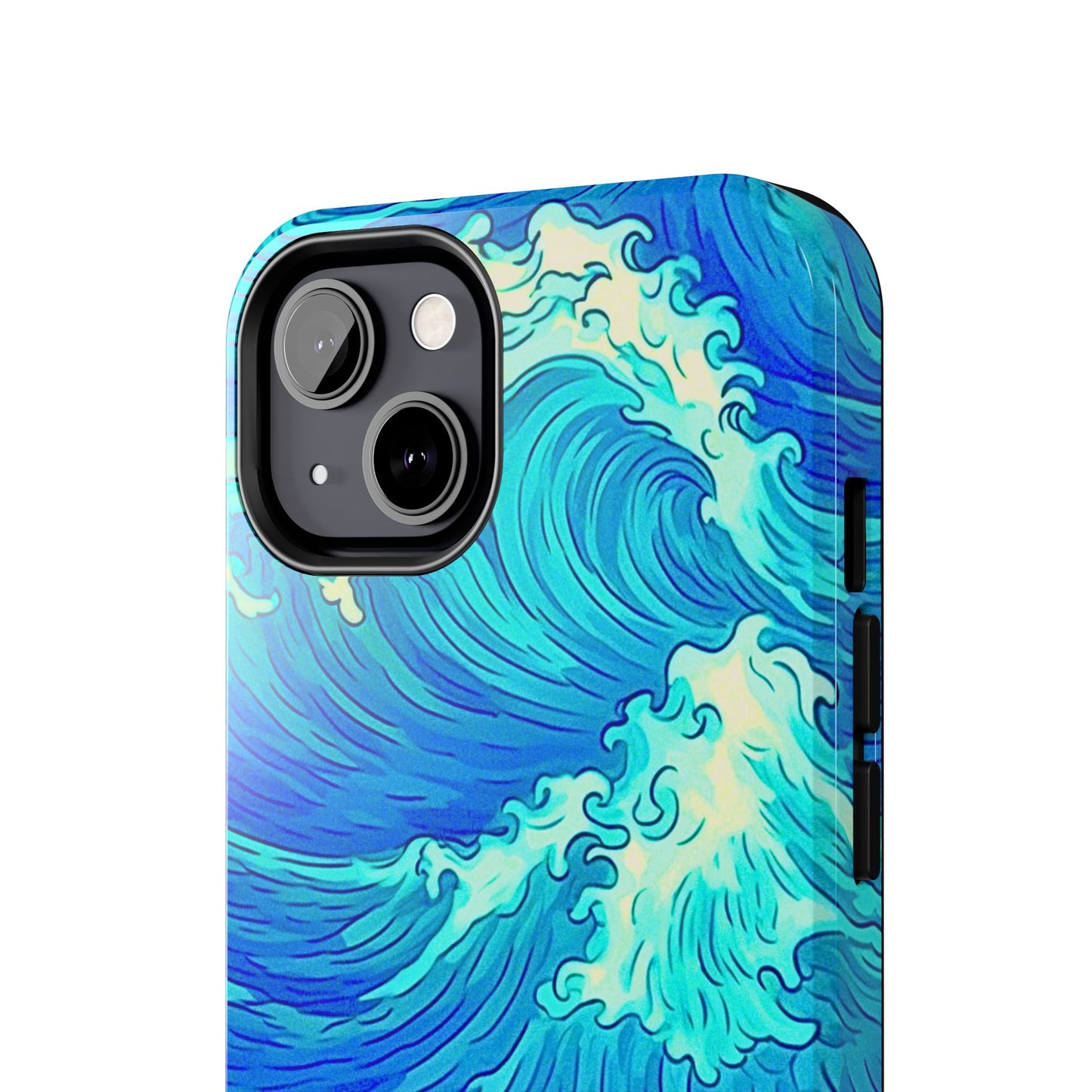 Cool Water Wave Style Tough Phone Case | Aesthetic