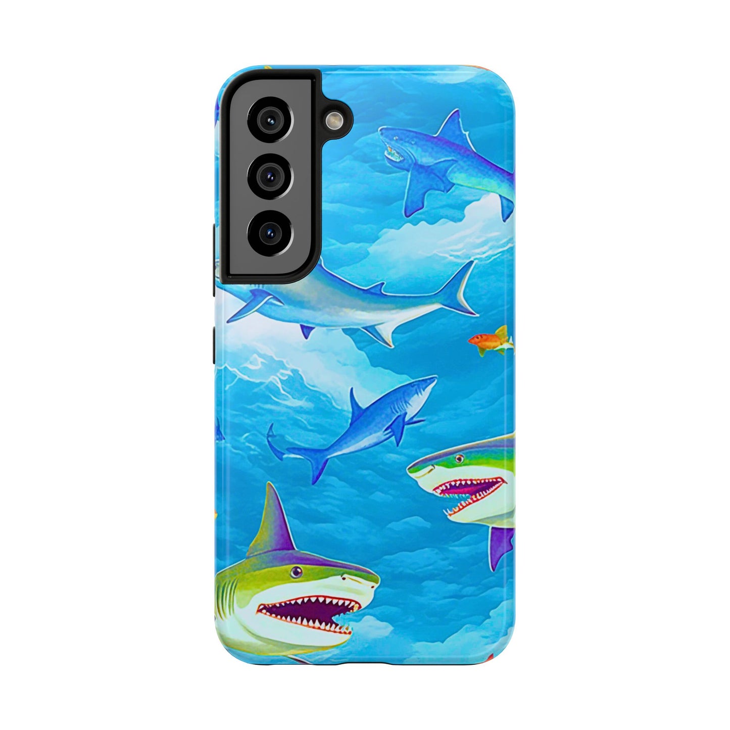 Sharks in the Sky Pattern Style Tough Phone Case | Animals
