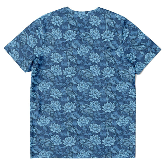 Rad Palm Blue Koi Unisex T-shirt