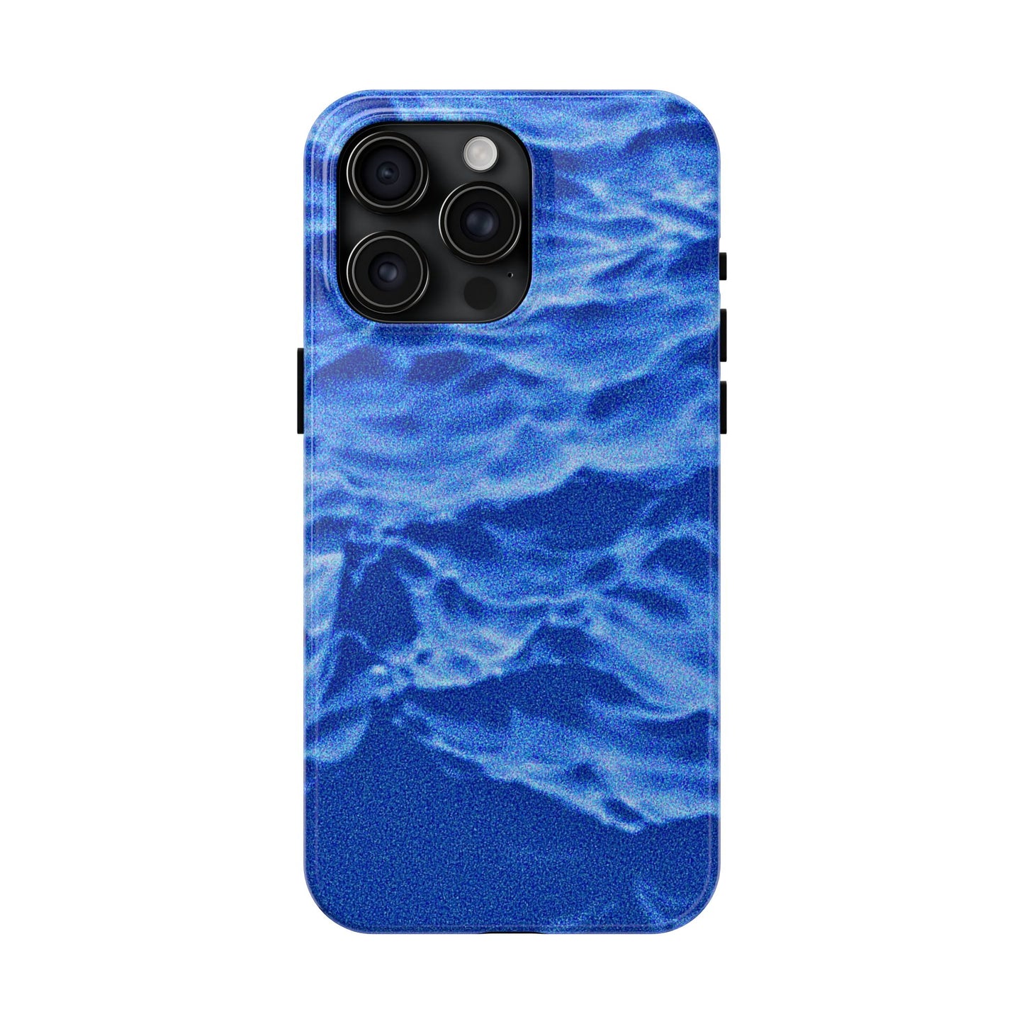 Blurred Ocean Waves Dark Blue Tough Phone Case | Aesthetic