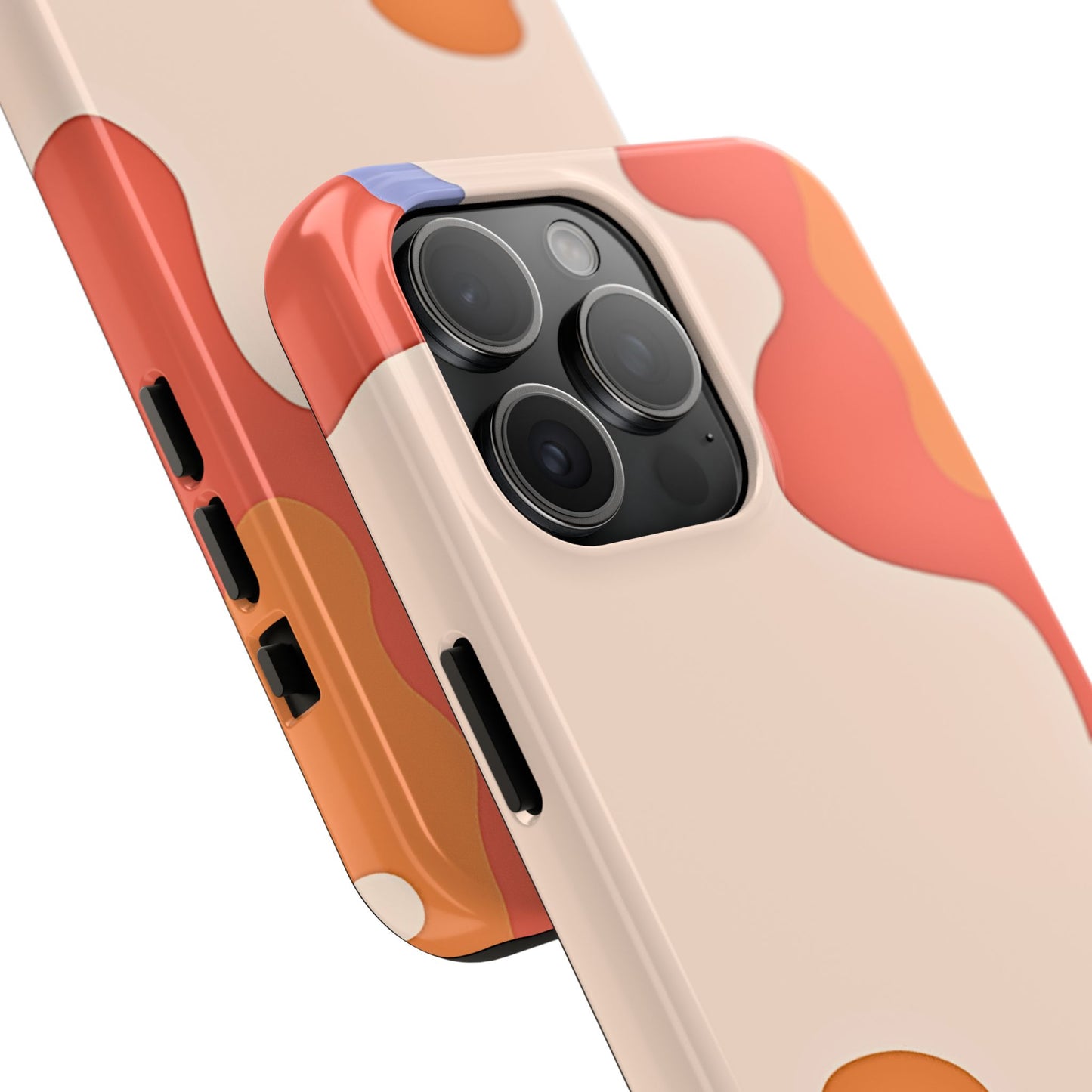 Funda resistente para teléfono con diseño de pastel líquido de verano | Estética