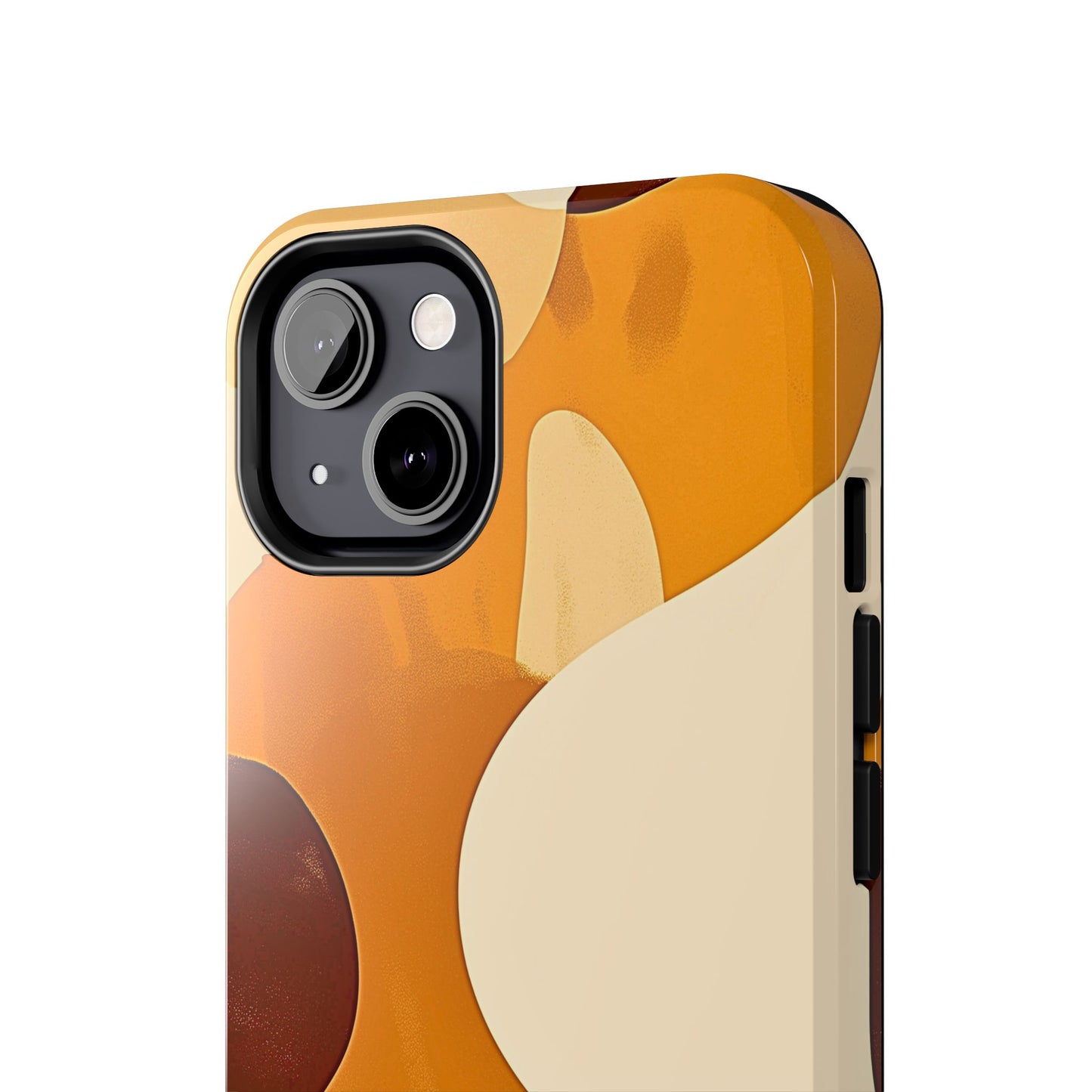 Funda/Cubierta resistente para teléfono con diseño en beige y marrón Earth Harmony | Estética