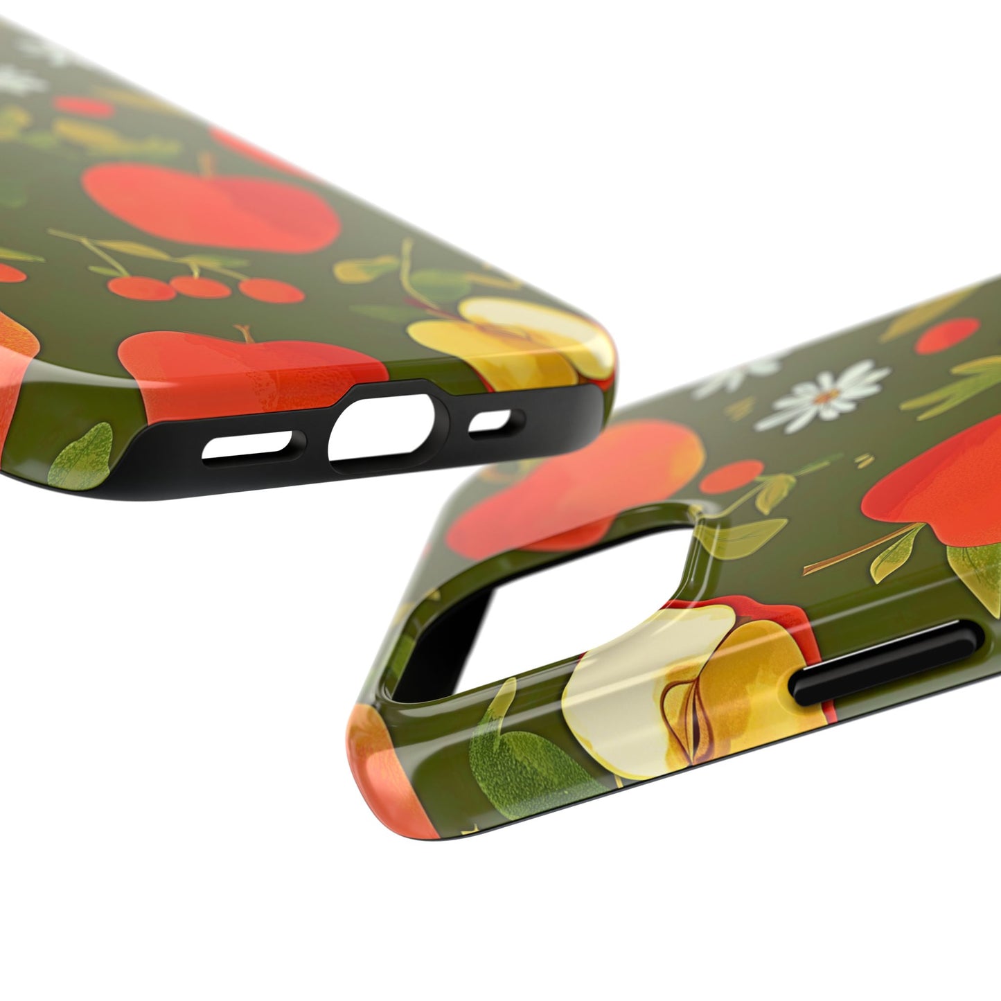 Apple & Berry Garden Pattern Style Tough Phone Case/Cover | Aesthetic