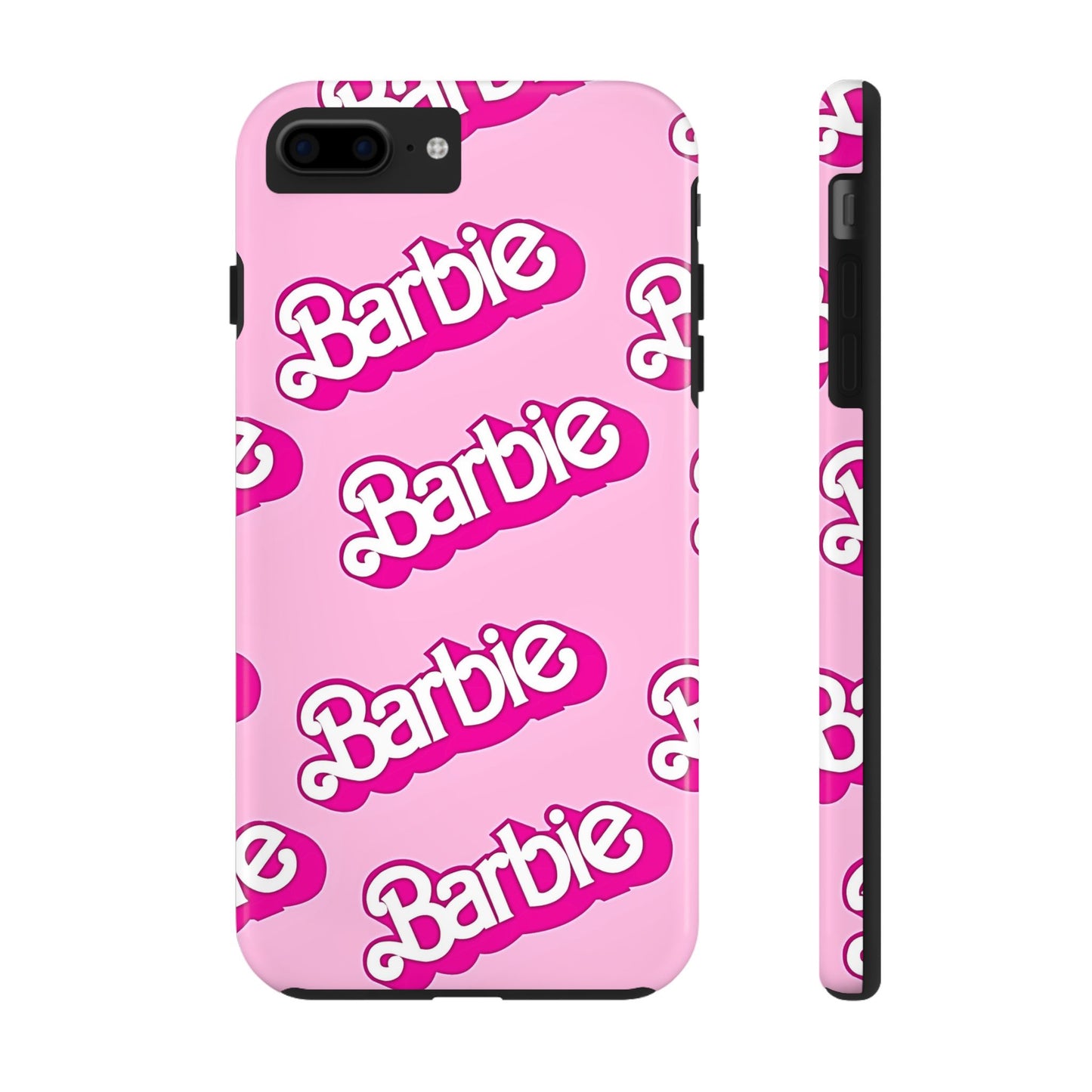 Retro Style Barbie Logo Pattern Tough Phone Case/Cover | Aesthetic