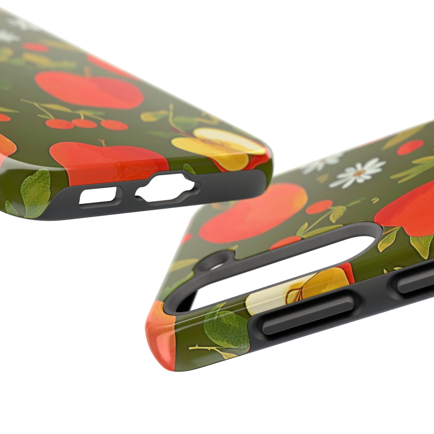 Apple & Berry Garden Pattern Style Tough Phone Case/Cover | Aesthetic