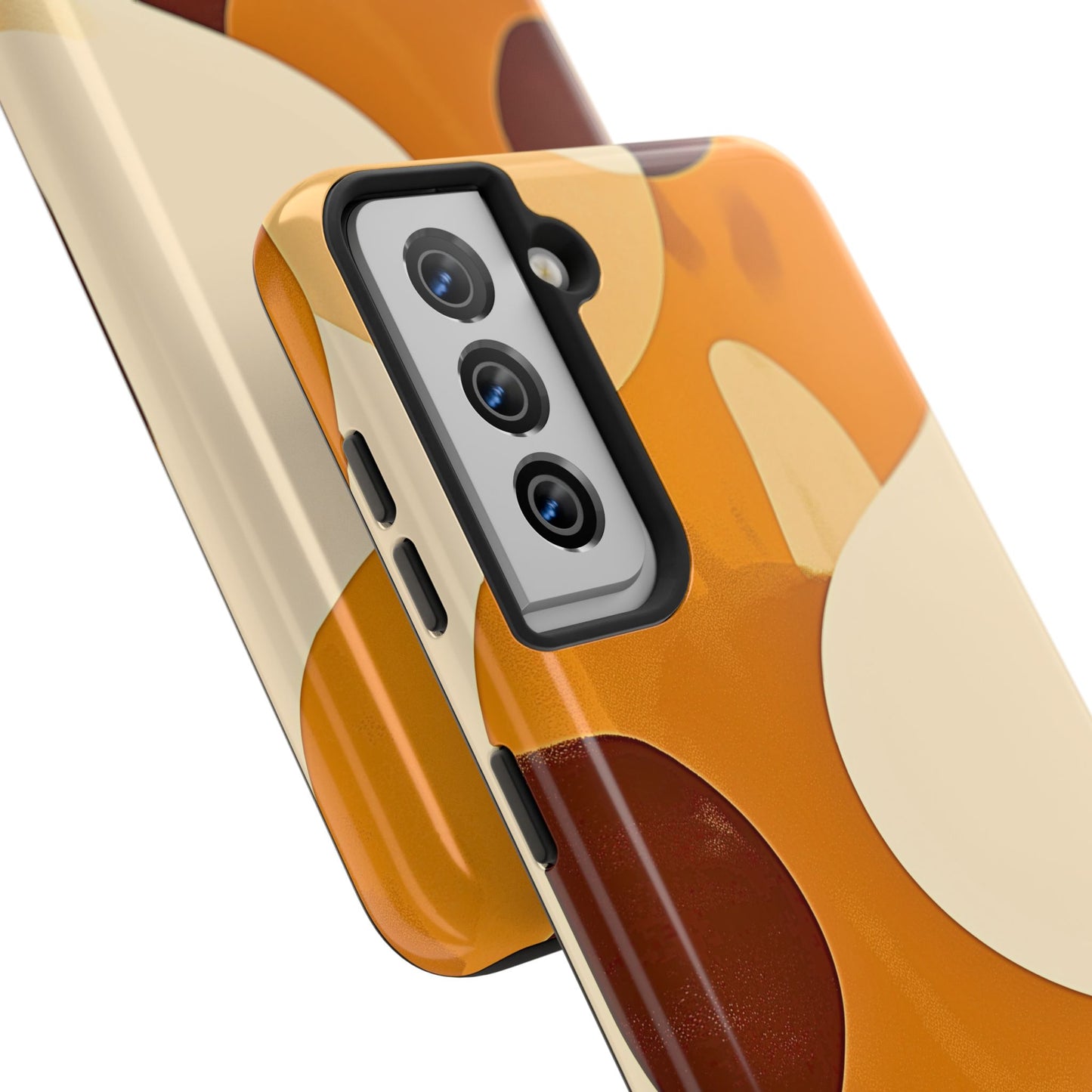 Funda/Cubierta resistente para teléfono con diseño en beige y marrón Earth Harmony | Estética