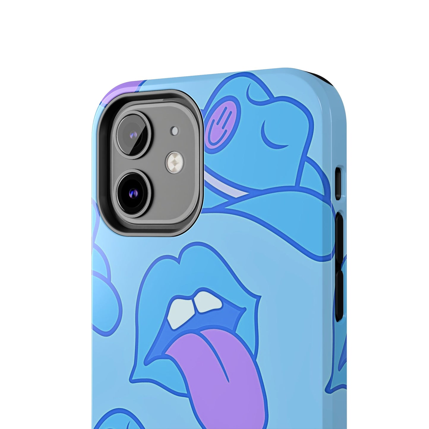 Preppy Cowboy Hat & Hot Lips Pattern (Version 2) Tough Phone Case | Aesthetic