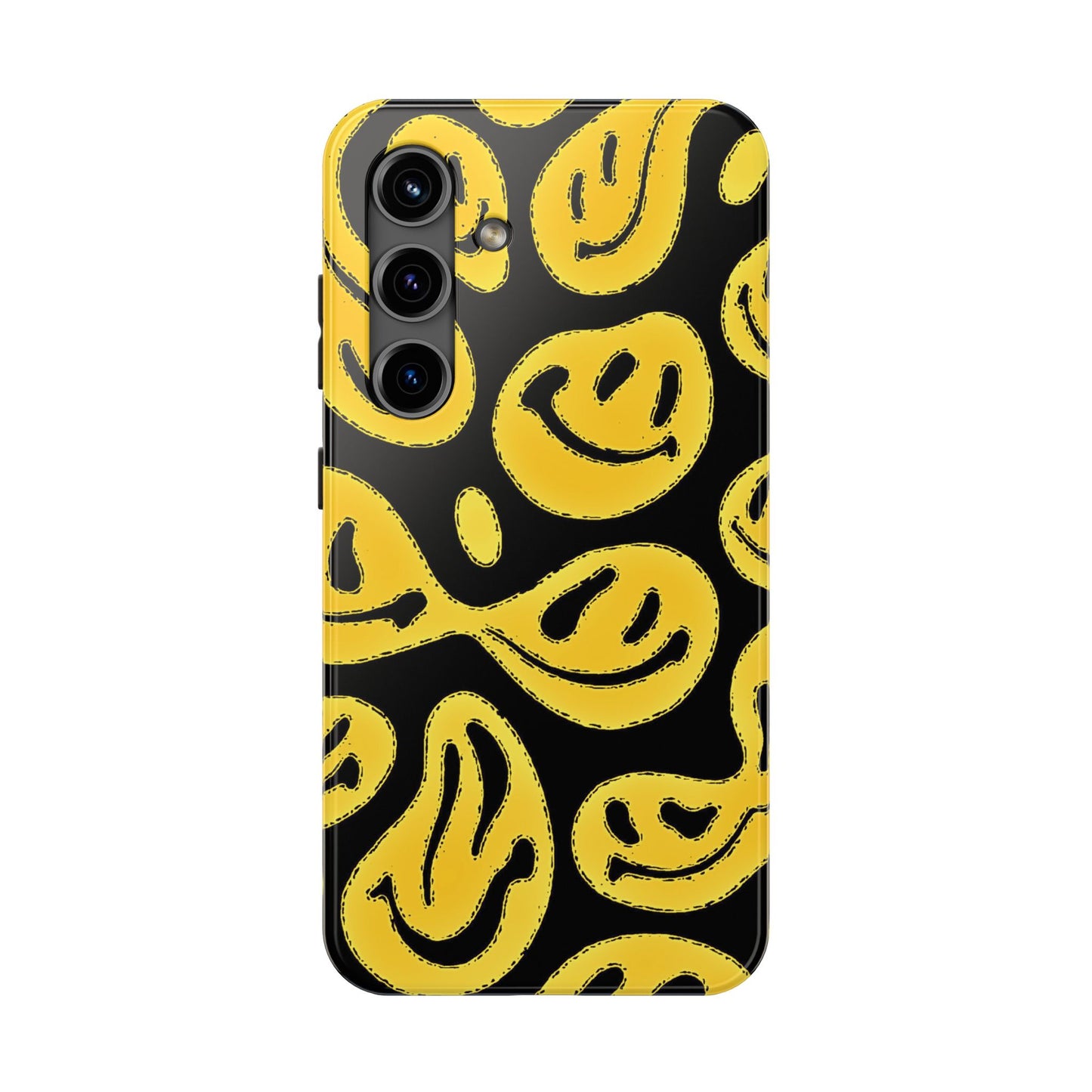 Colorful Trippy Smiley Face (Version 1) Tough Phone Case | Aesthetic