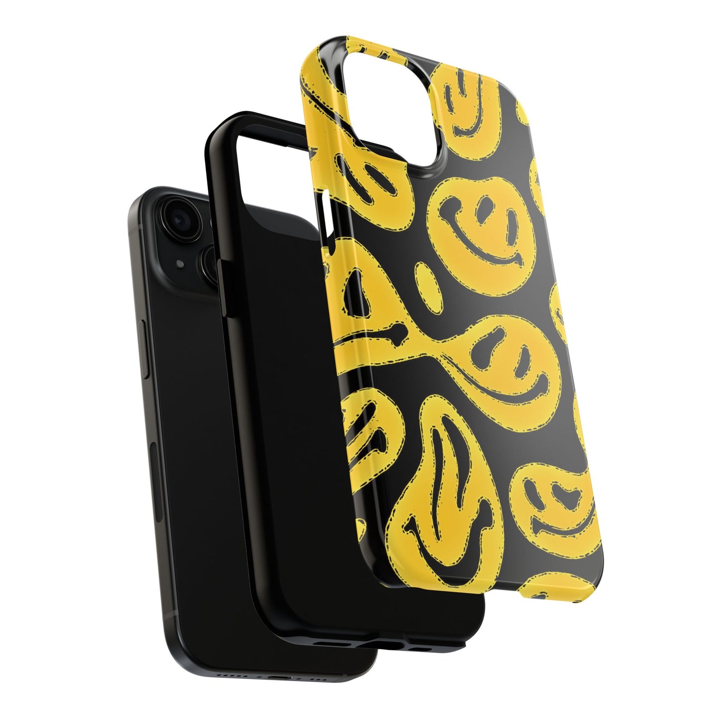 Colorful Trippy Smiley Face (Version 1) Tough Phone Case | Aesthetic