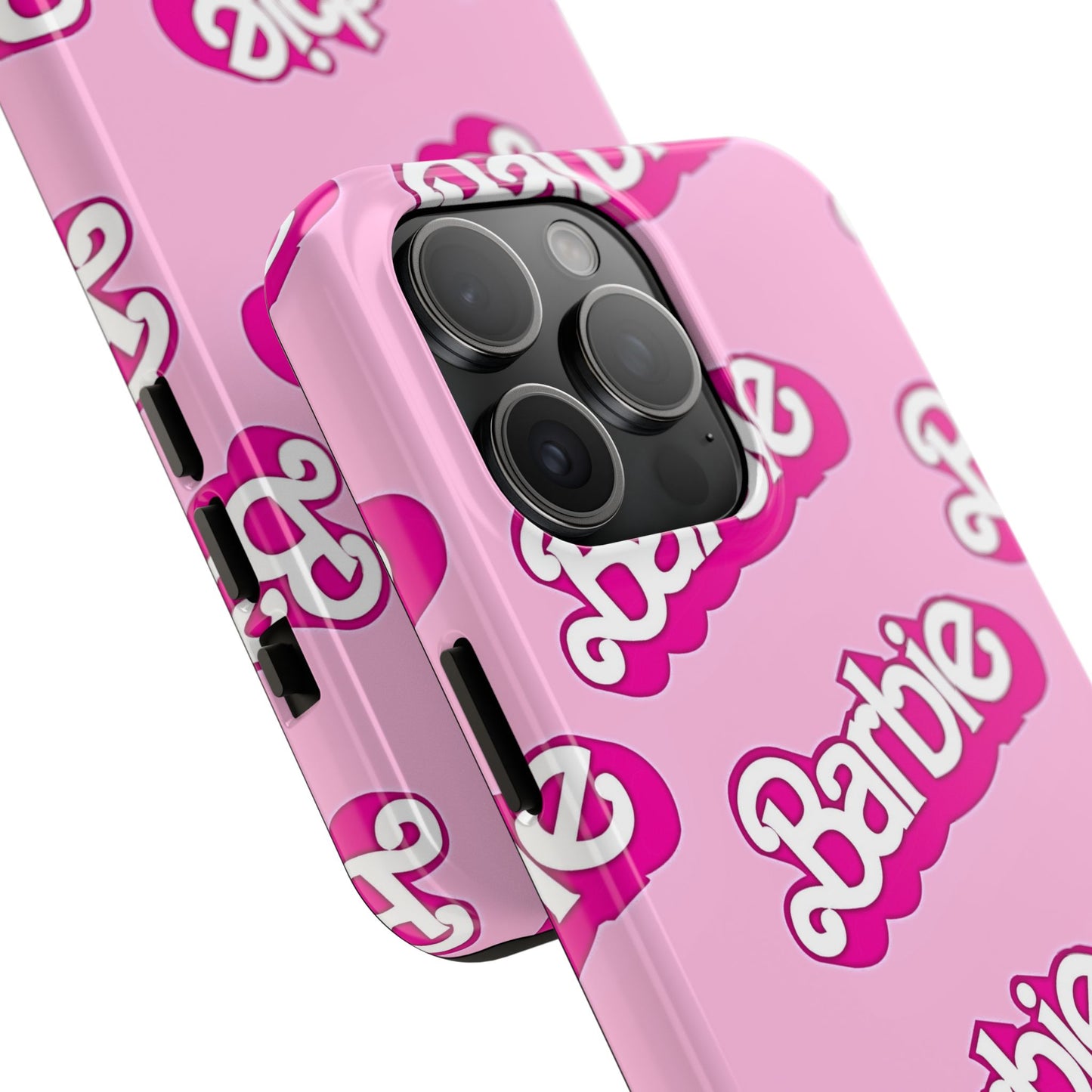 Retro Style Barbie Logo Pattern Tough Phone Case/Cover | Aesthetic