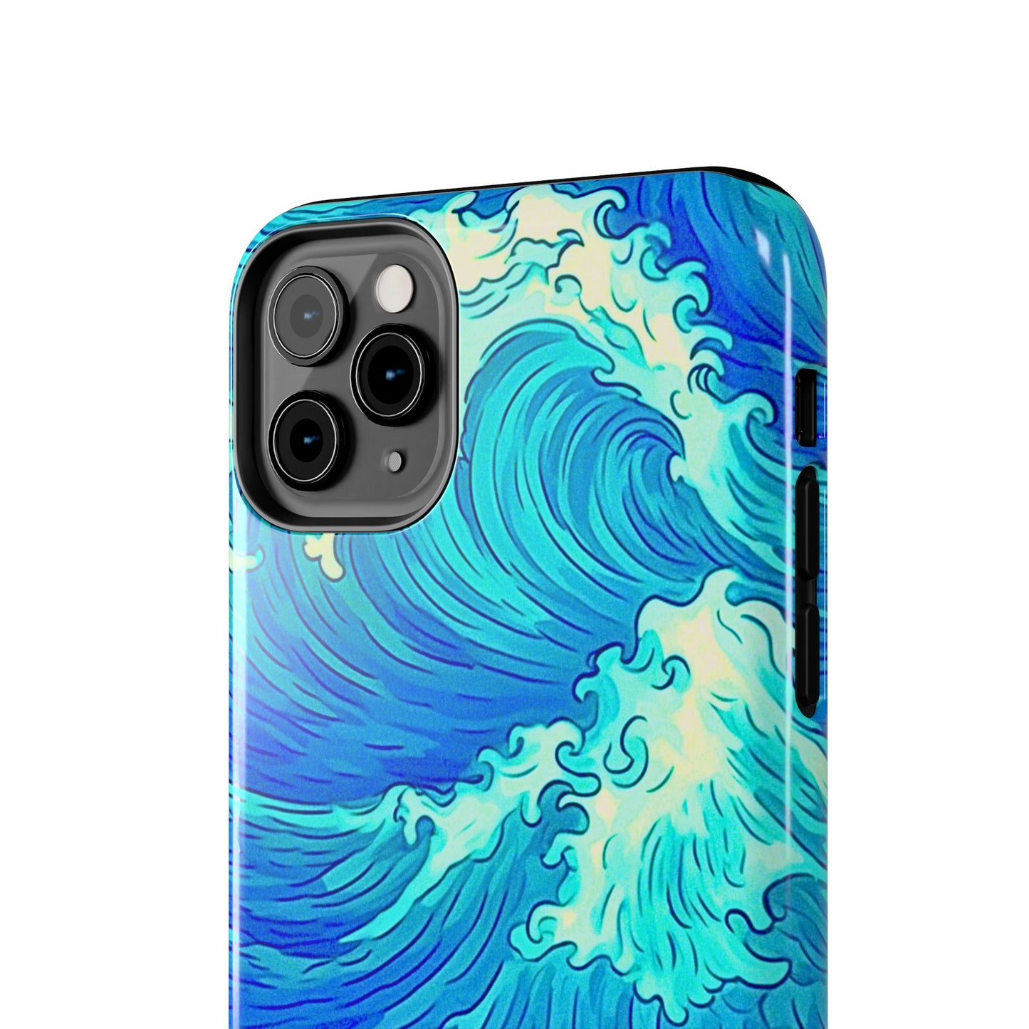 Cool Water Wave Style Tough Phone Case | Aesthetic