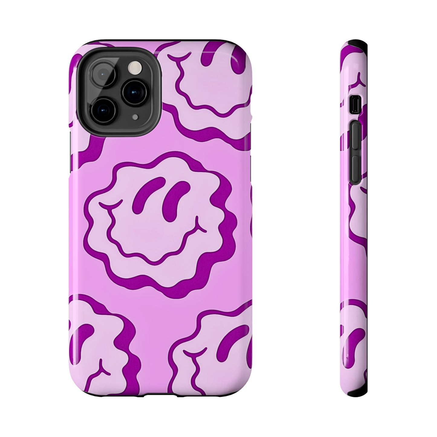 Waving Smile Preppy Pinky Tough Phone Case | Aesthetic