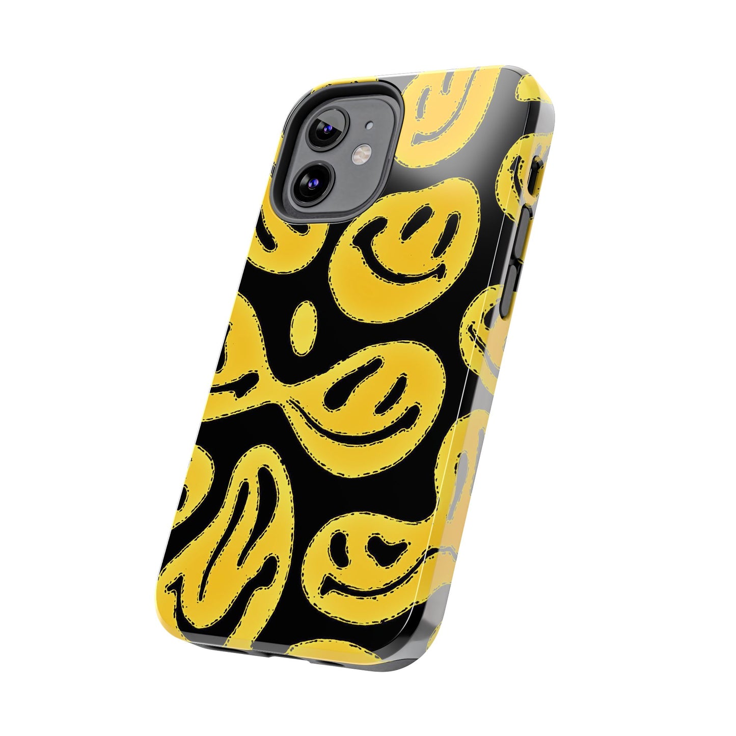 Colorful Trippy Smiley Face (Version 1) Tough Phone Case | Aesthetic