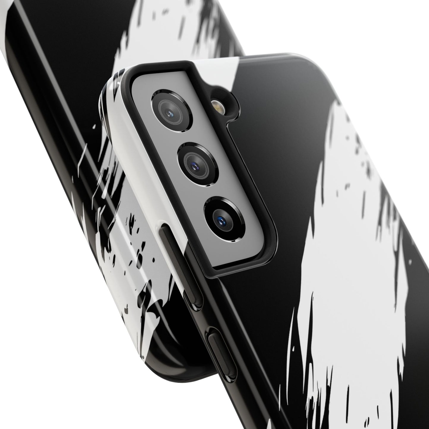 Funda/cubierta resistente para teléfono con rayas diagonales en blanco roto | Estética