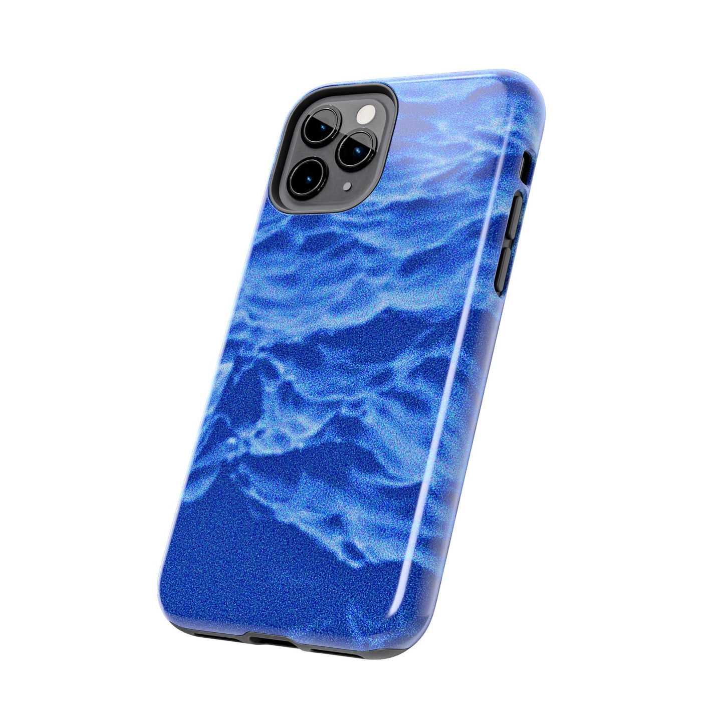 Blurred Ocean Waves Dark Blue Tough Phone Case | Aesthetic