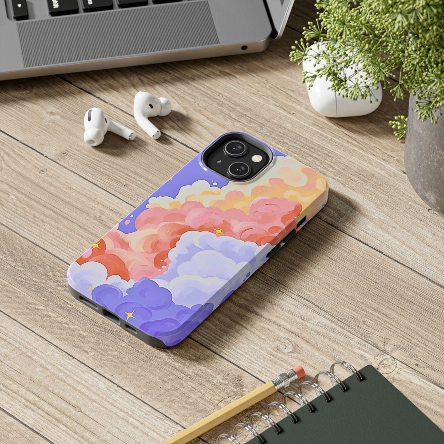 Dream Colored Clouds Style Tough Phone Case | Aesthetic