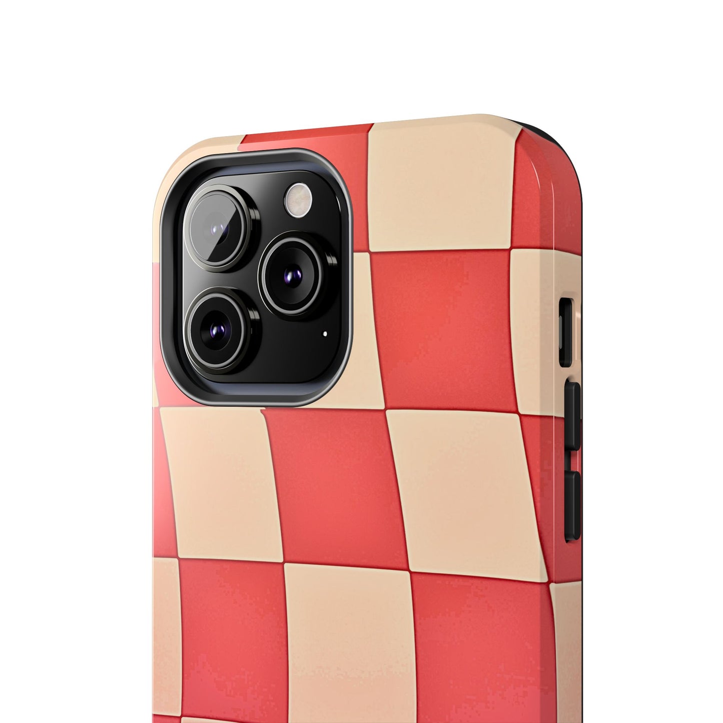 Preppy Checkered Pink Tough Phone Case | Aesthetic