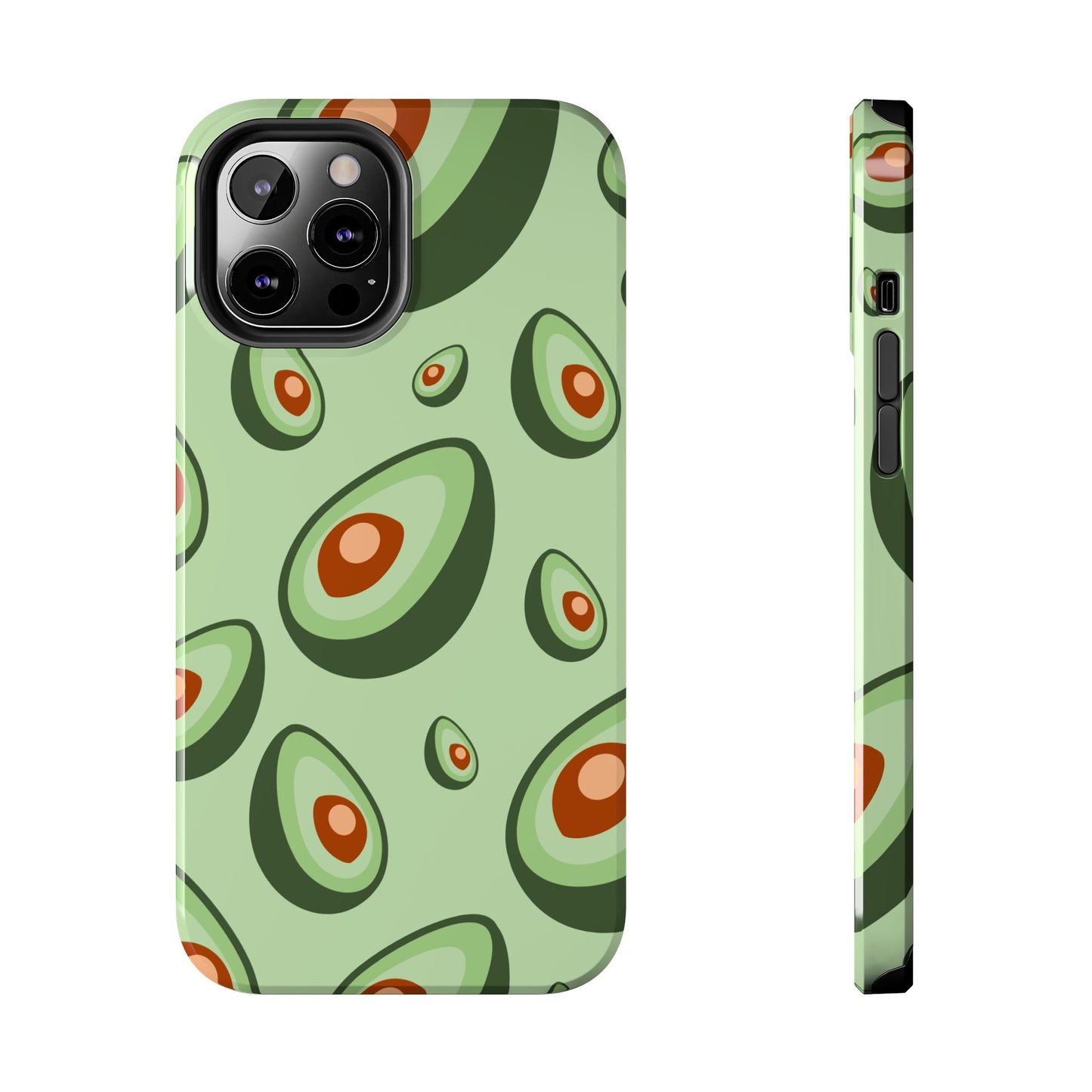 Trendy Avocado Pattern Green Aesthetic Minimal Fruit Phone Case | Food